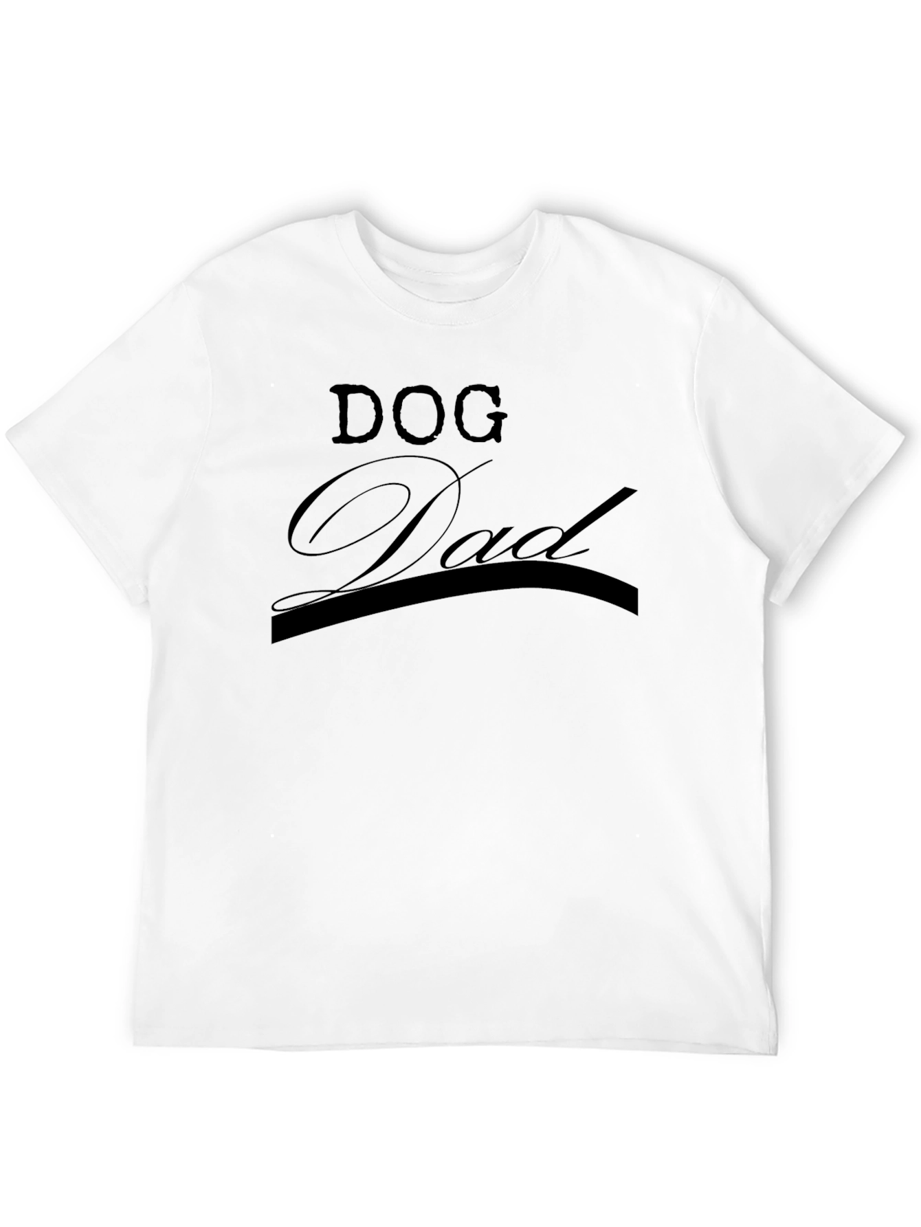 Dog Dad Black T-Shirt