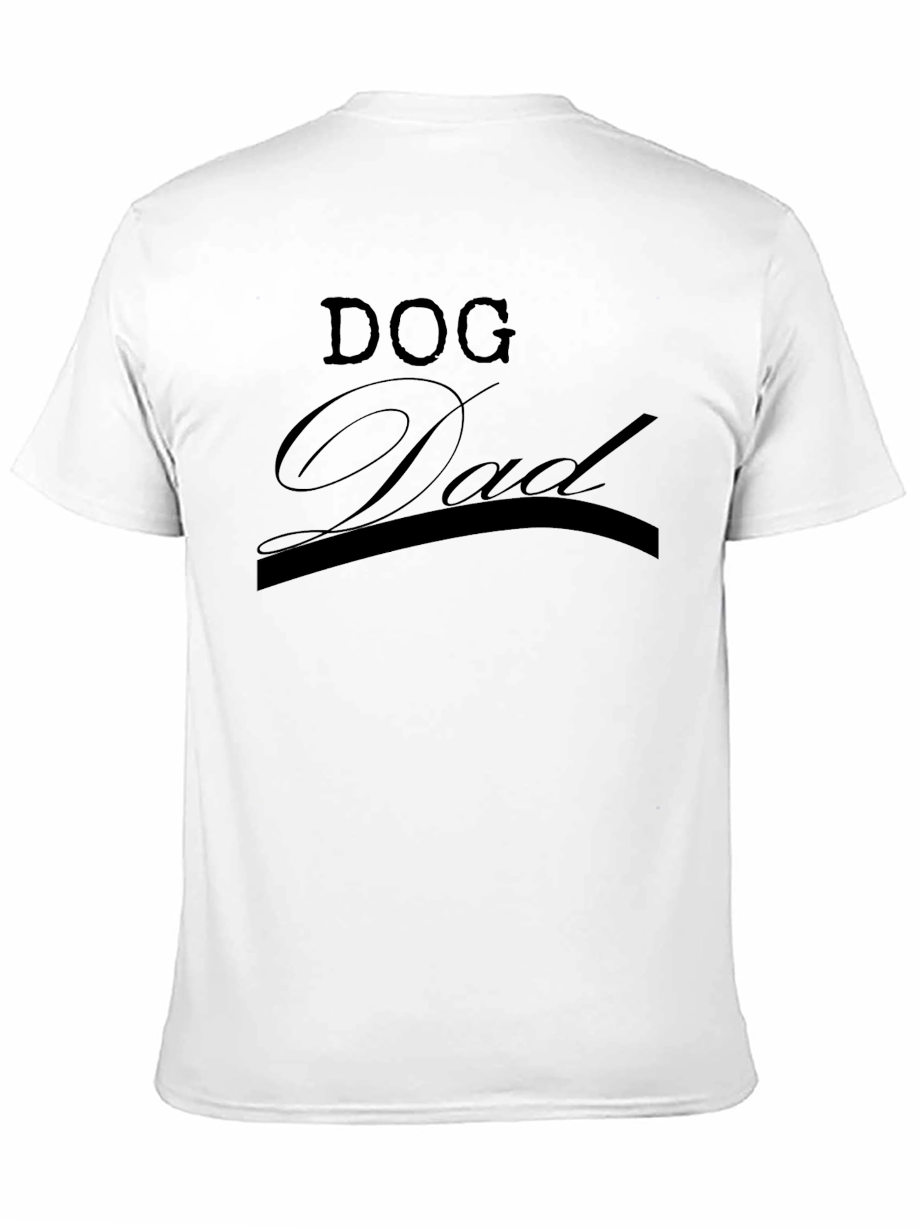 Dog Dad Black T-Shirt
