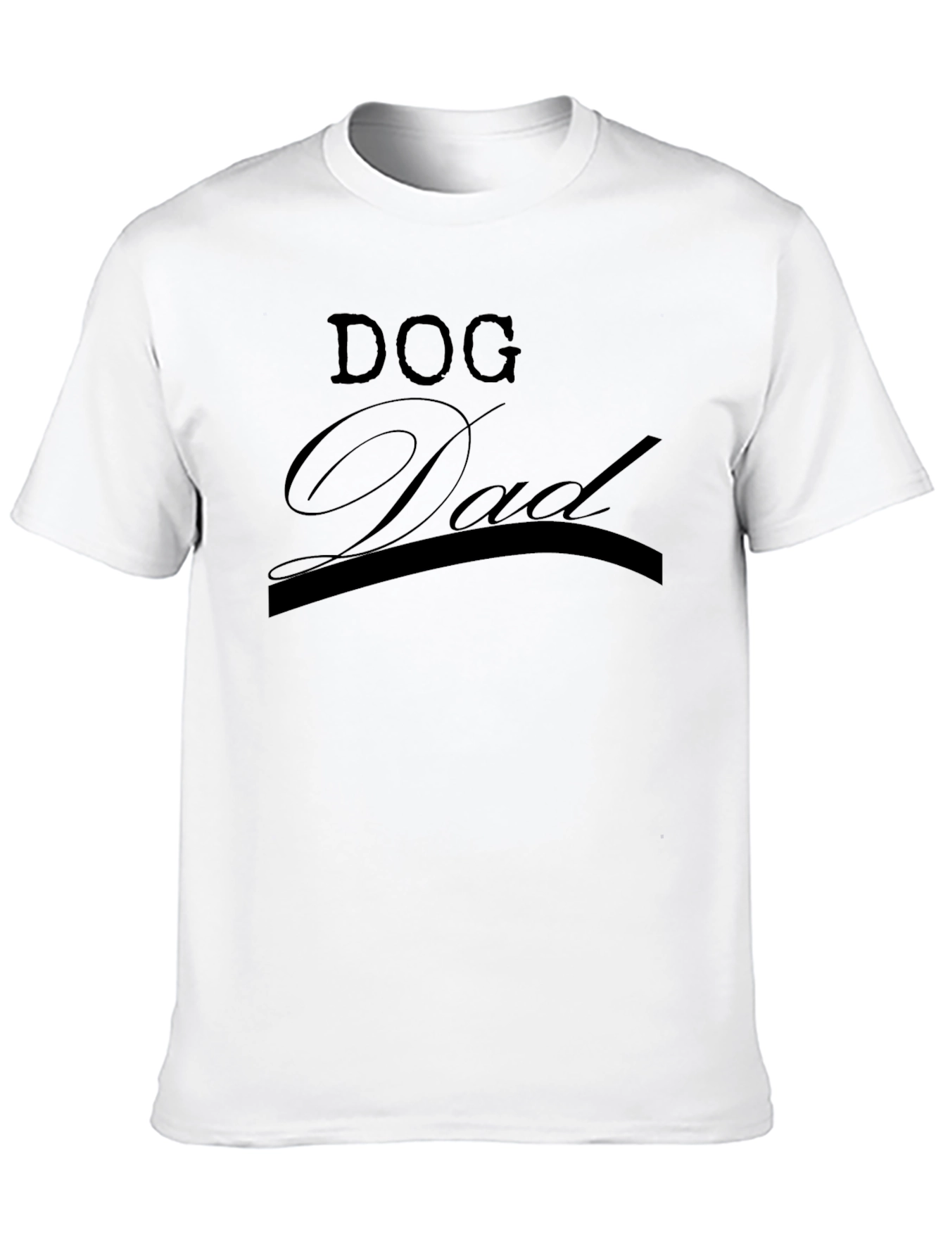 Dog Dad Black T-Shirt
