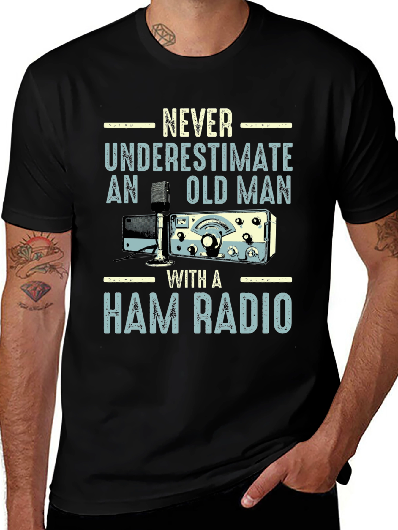 Ham Radio Old Man T-Shirt