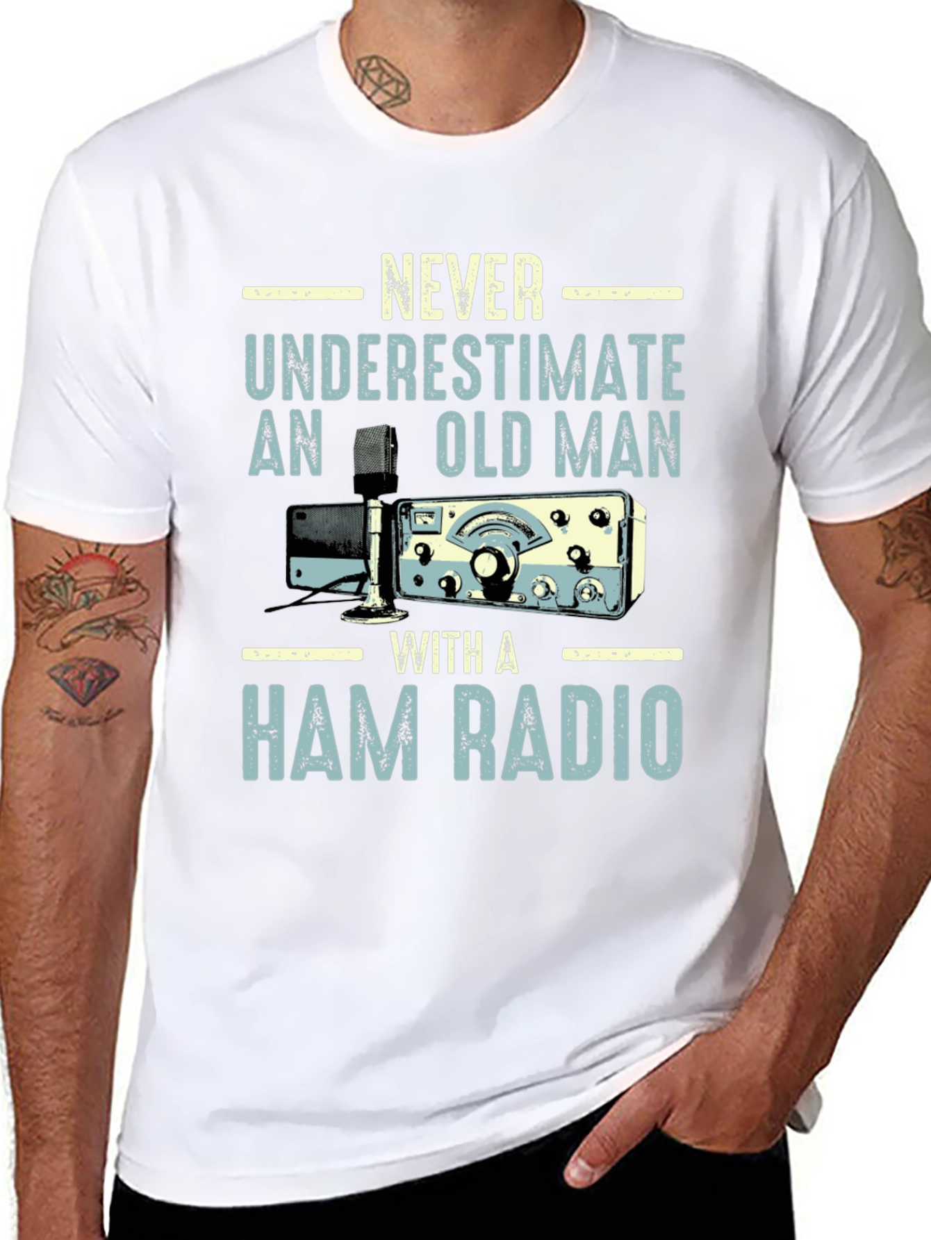 Ham Radio Old Man T-Shirt