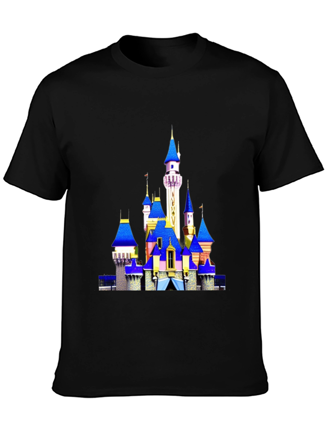 Disney Castle Black T-Shirt