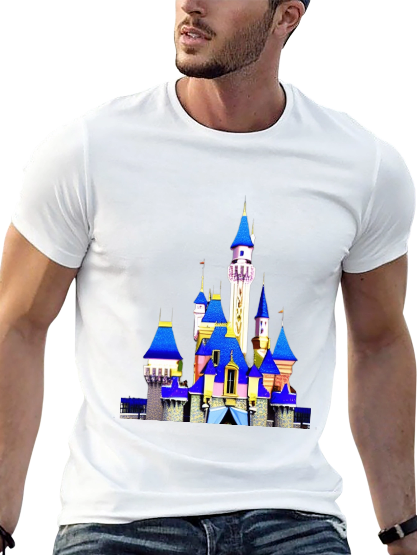 Disney Castle Black T-Shirt