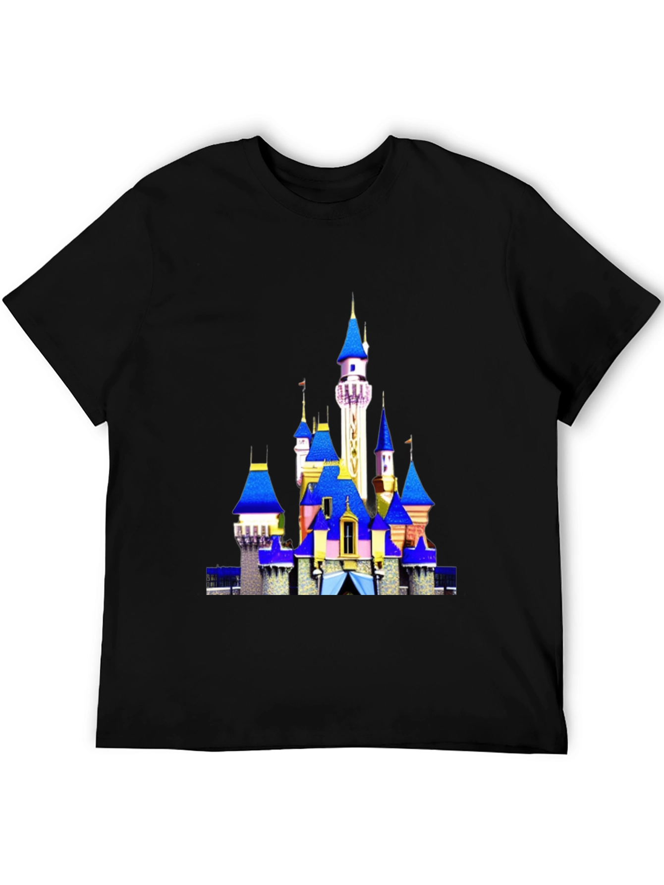 Disney Castle Black T-Shirt