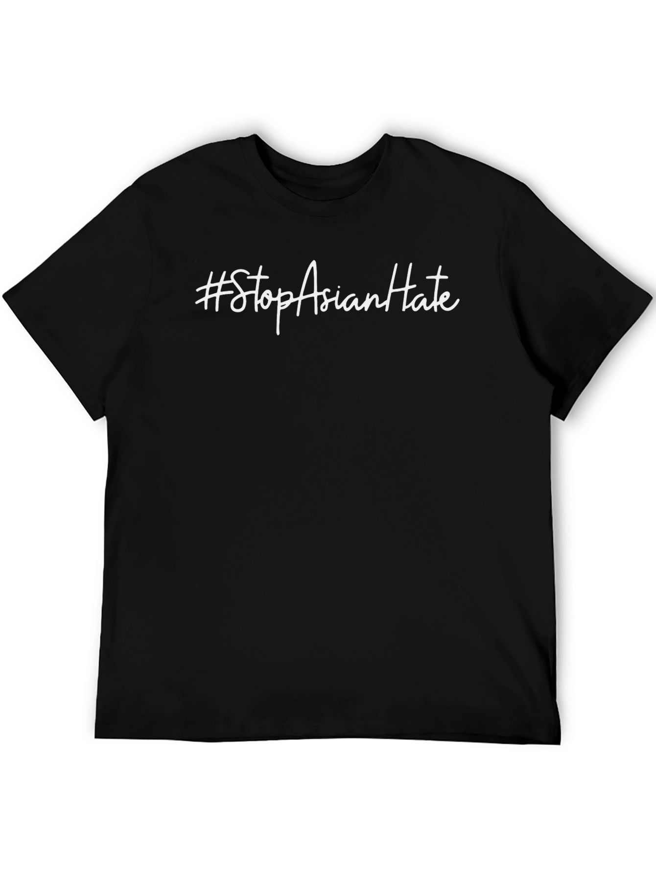 #StopAsianHate Black Short Sleeve T-Shirt