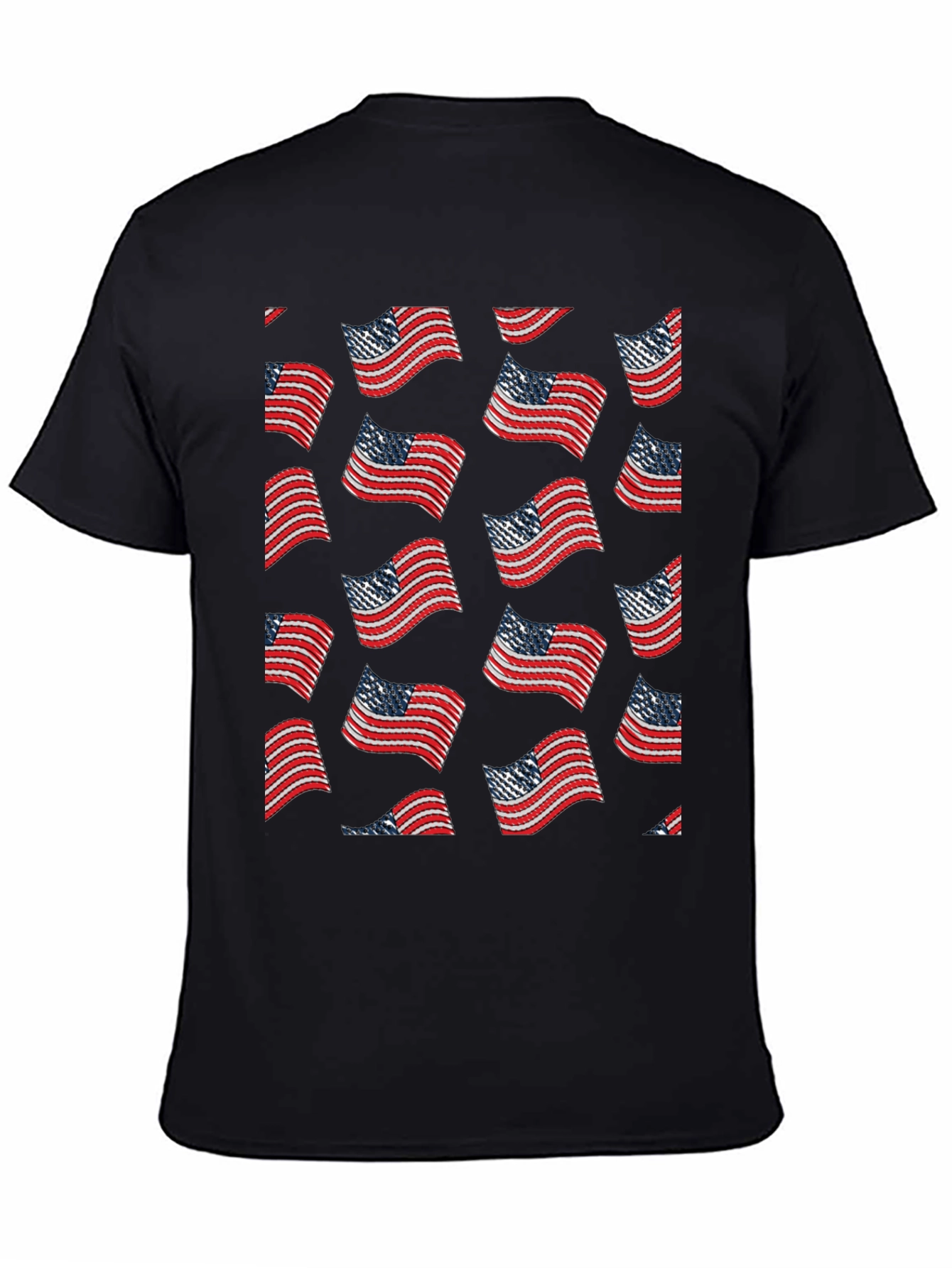 American Flag Pattern T-Shirt
