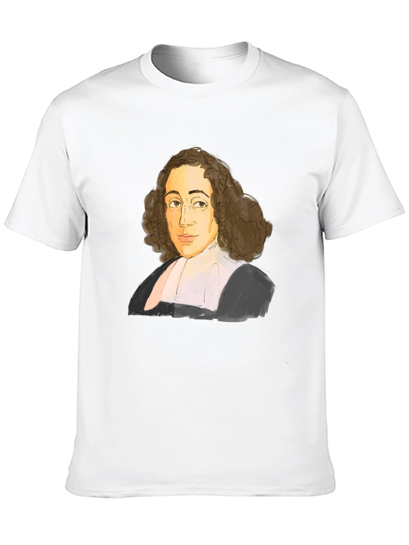 Spinoza Portrait T-Shirt - Philosophy Tee