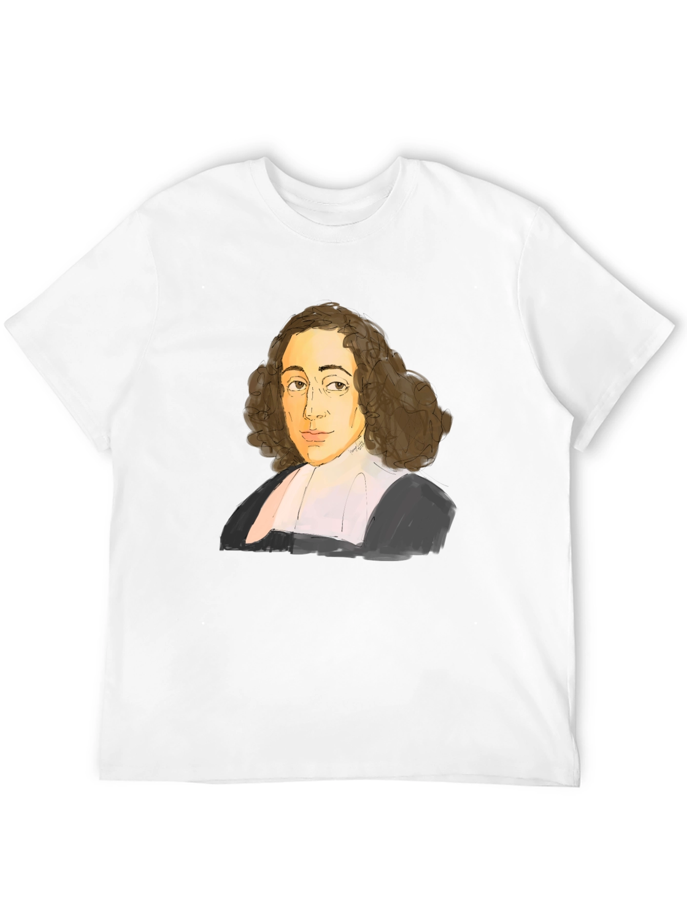 Spinoza Portrait T-Shirt - Philosophy Tee