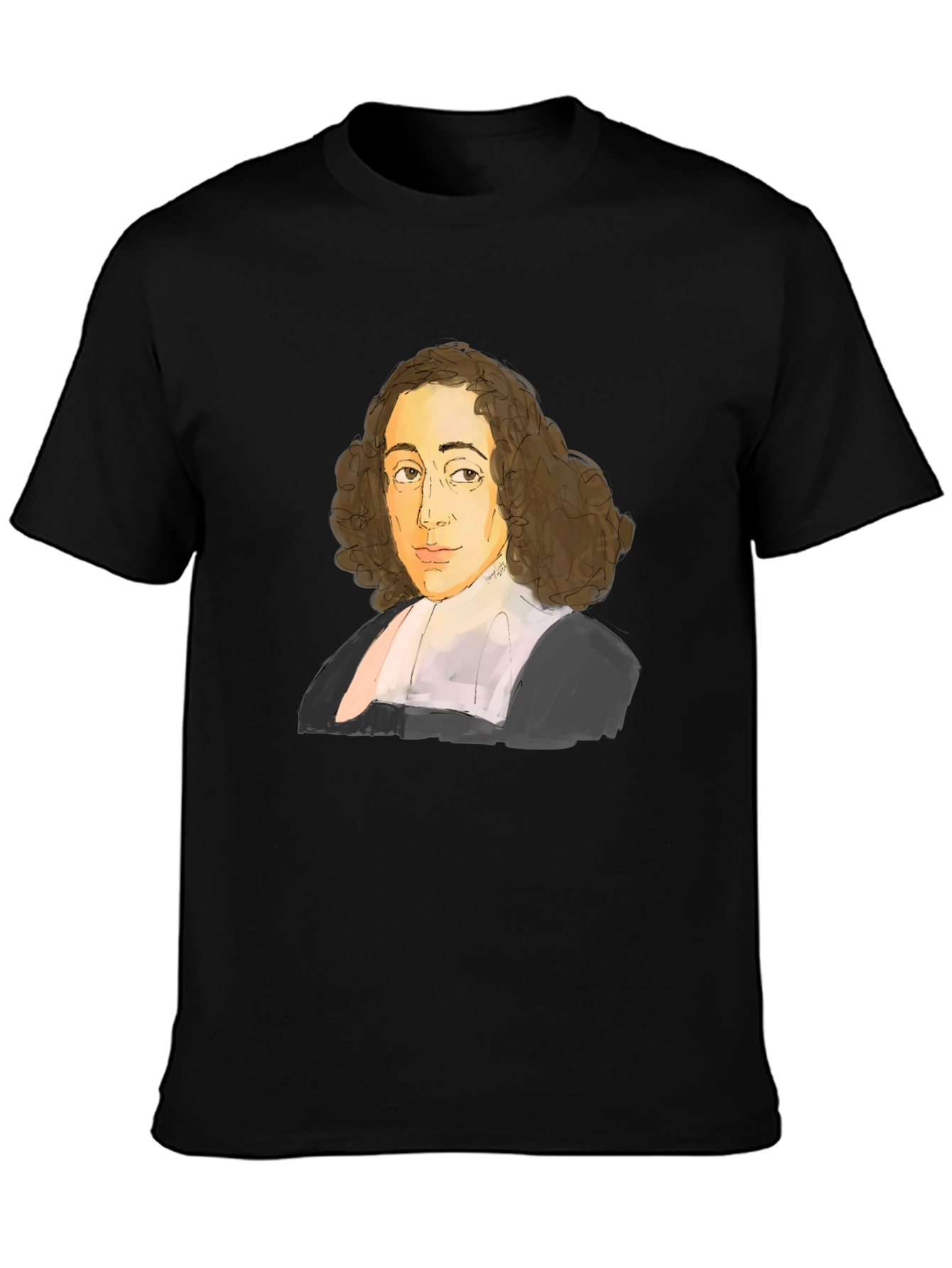 Spinoza Portrait T-Shirt - Philosophy Tee