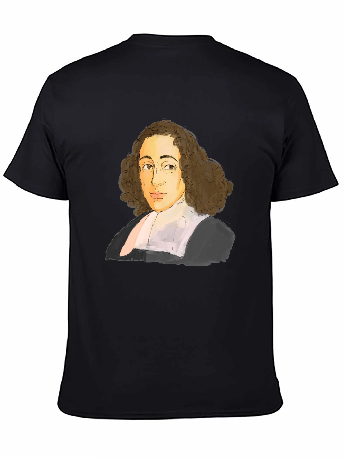 Spinoza Portrait T-Shirt - Philosophy Tee