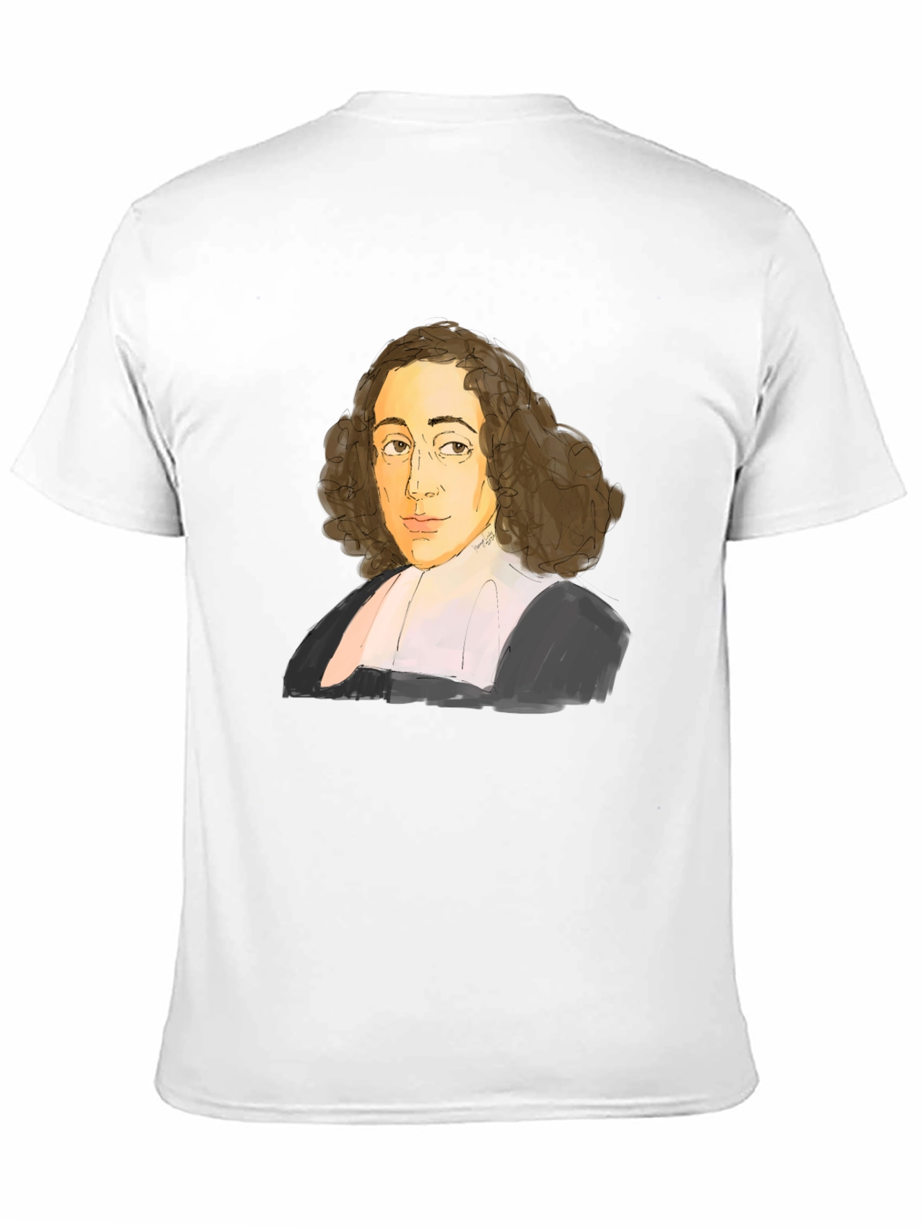 Spinoza Portrait T-Shirt - Philosophy Tee