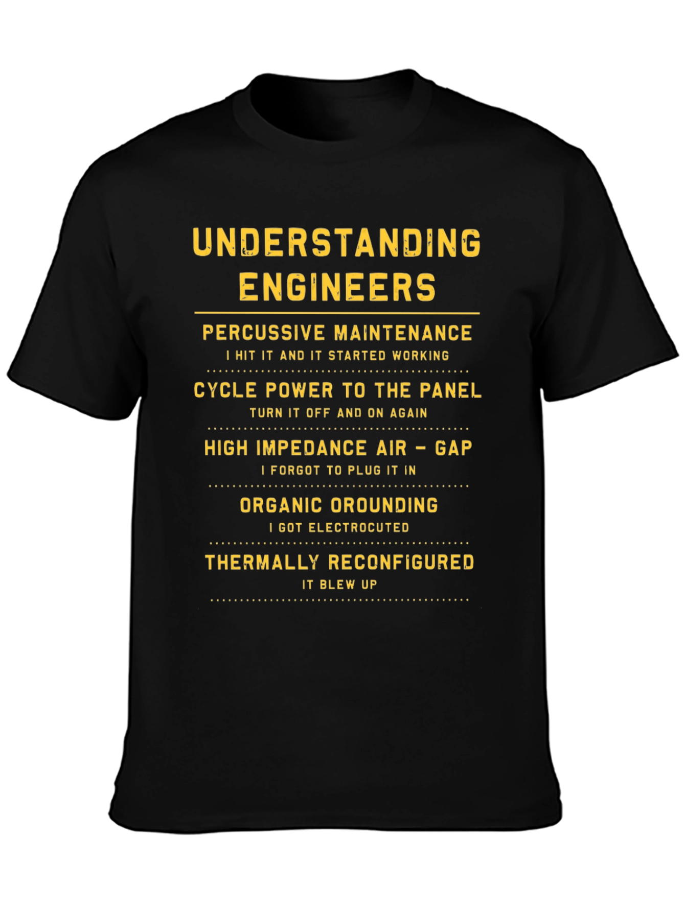 Understanding Engineers T-Shirt - Funny Engineering Humor