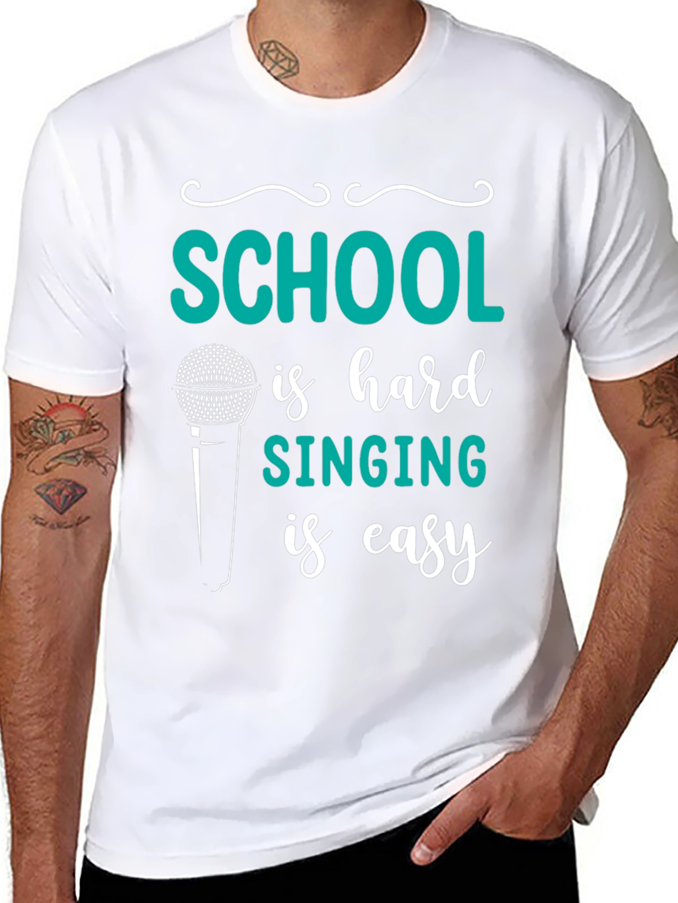 School is Hard Singing is Easy T-Shirt