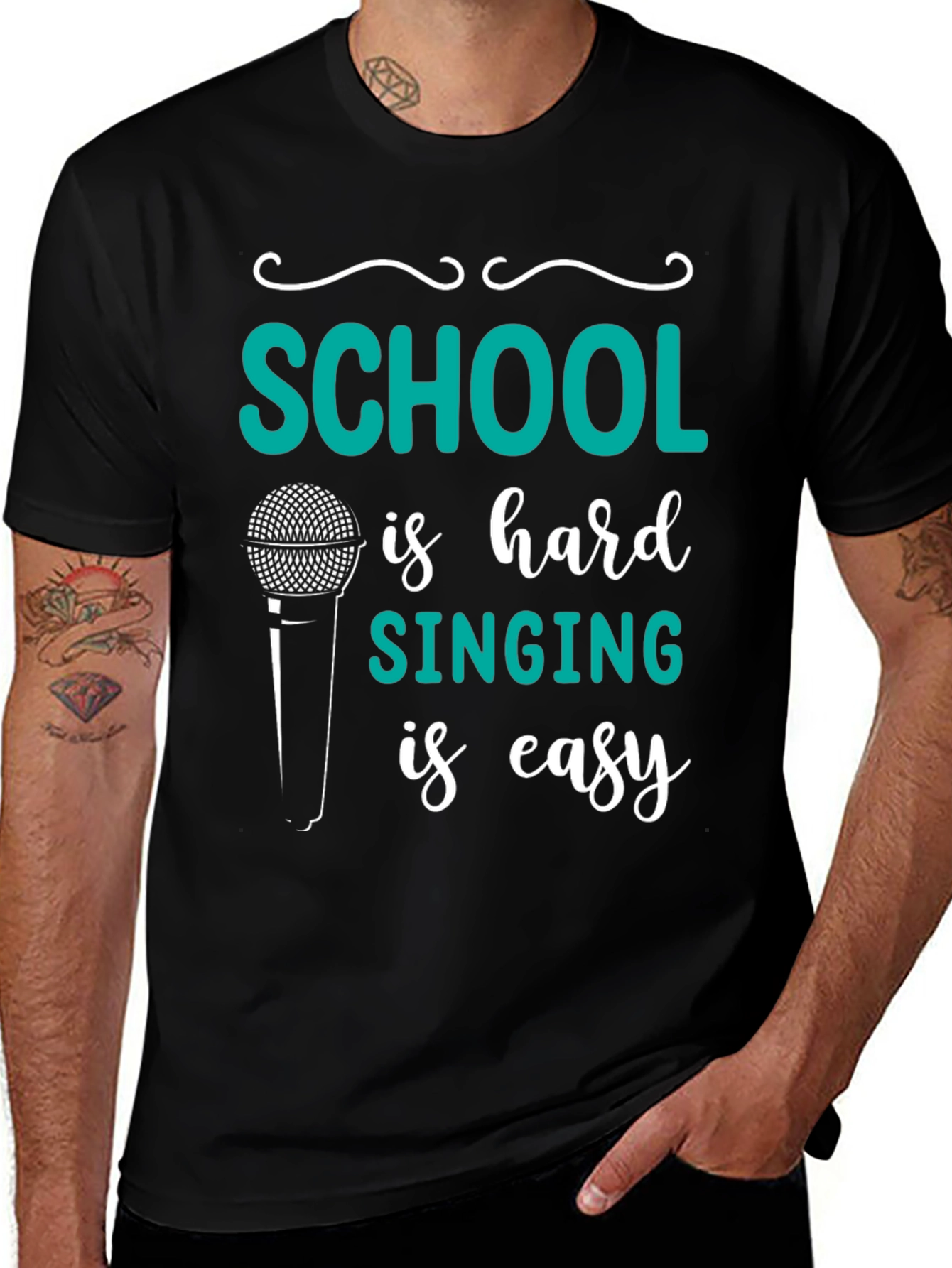 School is Hard Singing is Easy T-Shirt