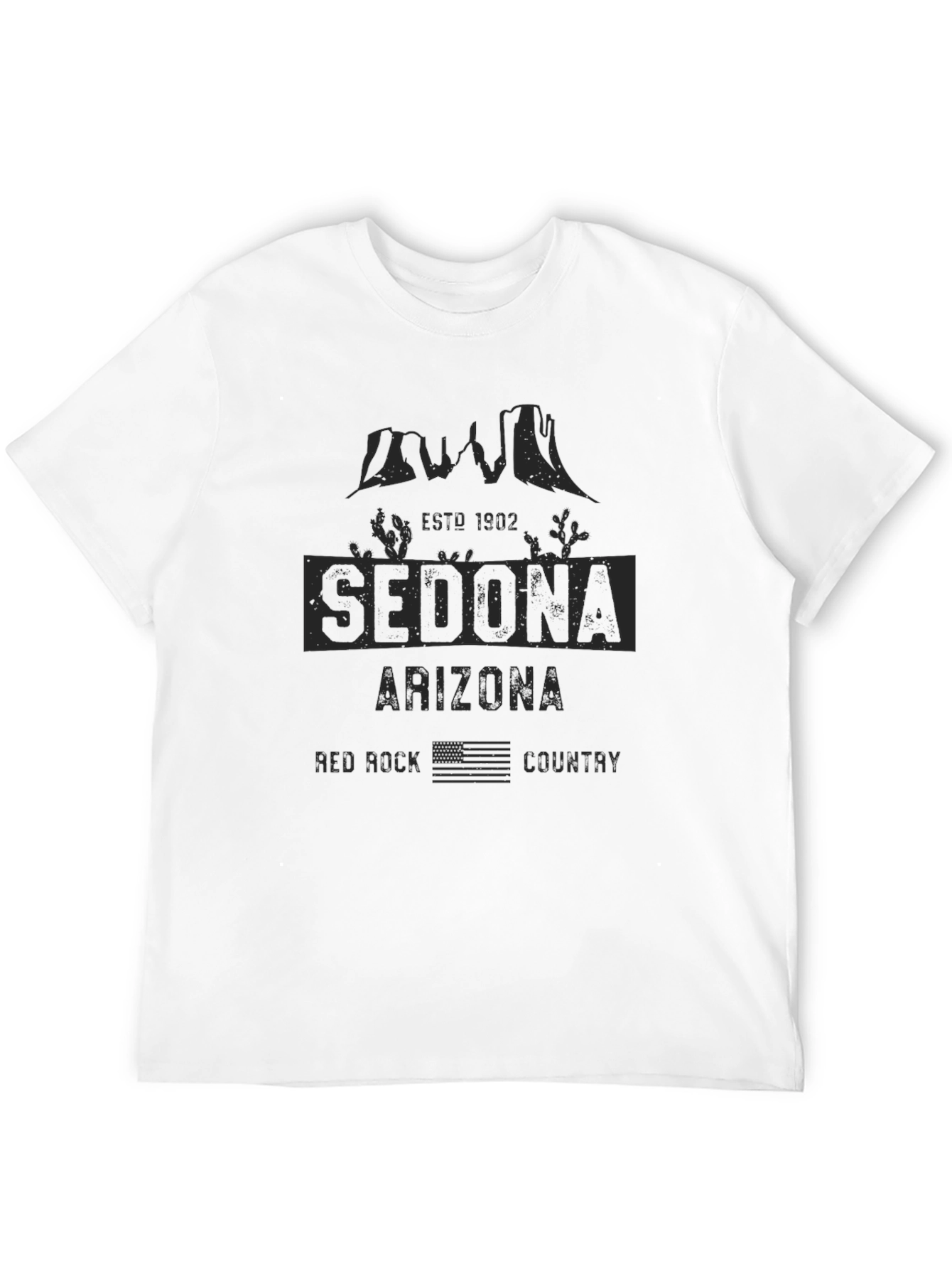 Sedona Arizona Red Rock Country Black T-Shirt