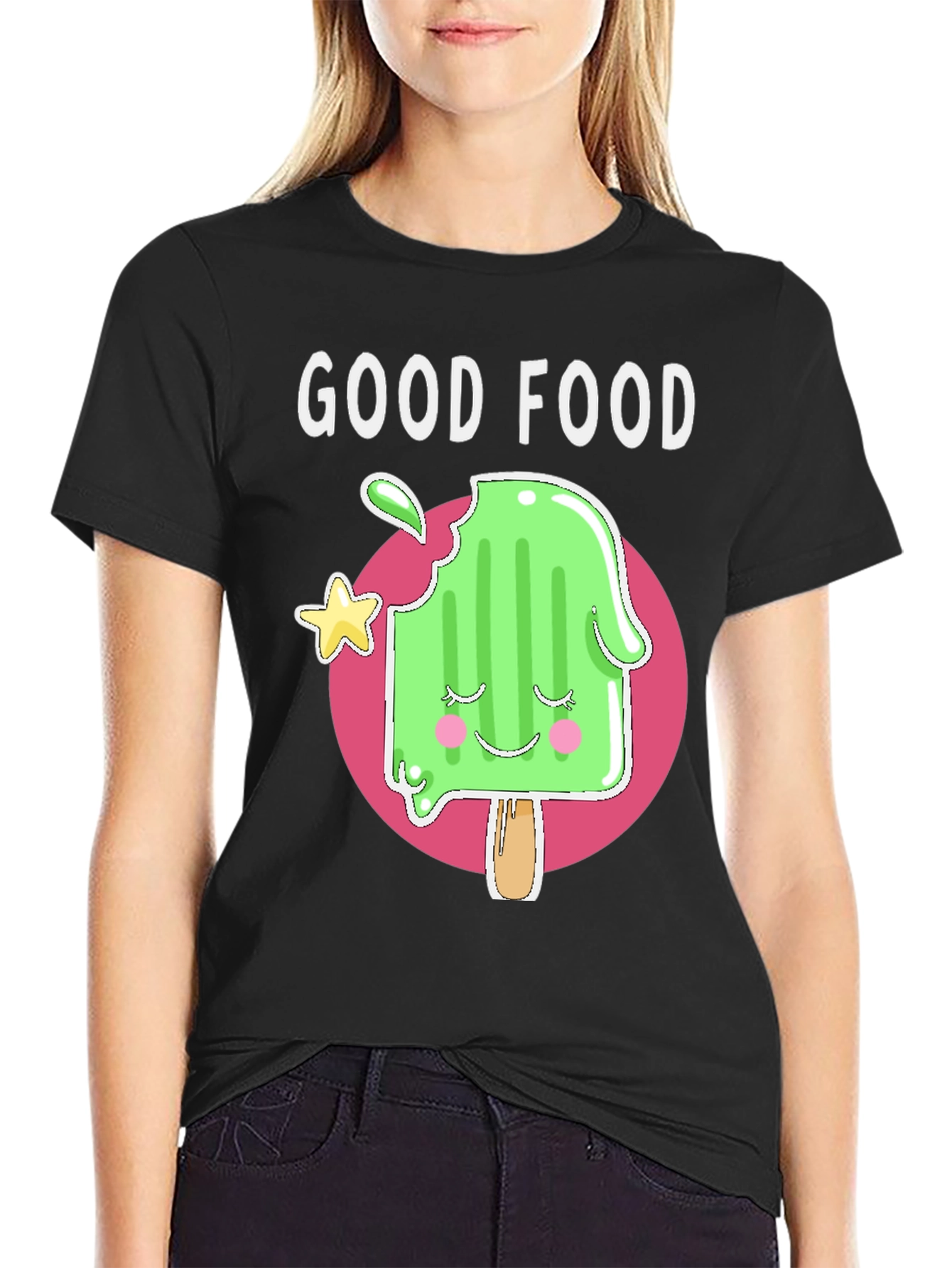 Good Food Tee: Cute Popsicle Graphic T-Shirt