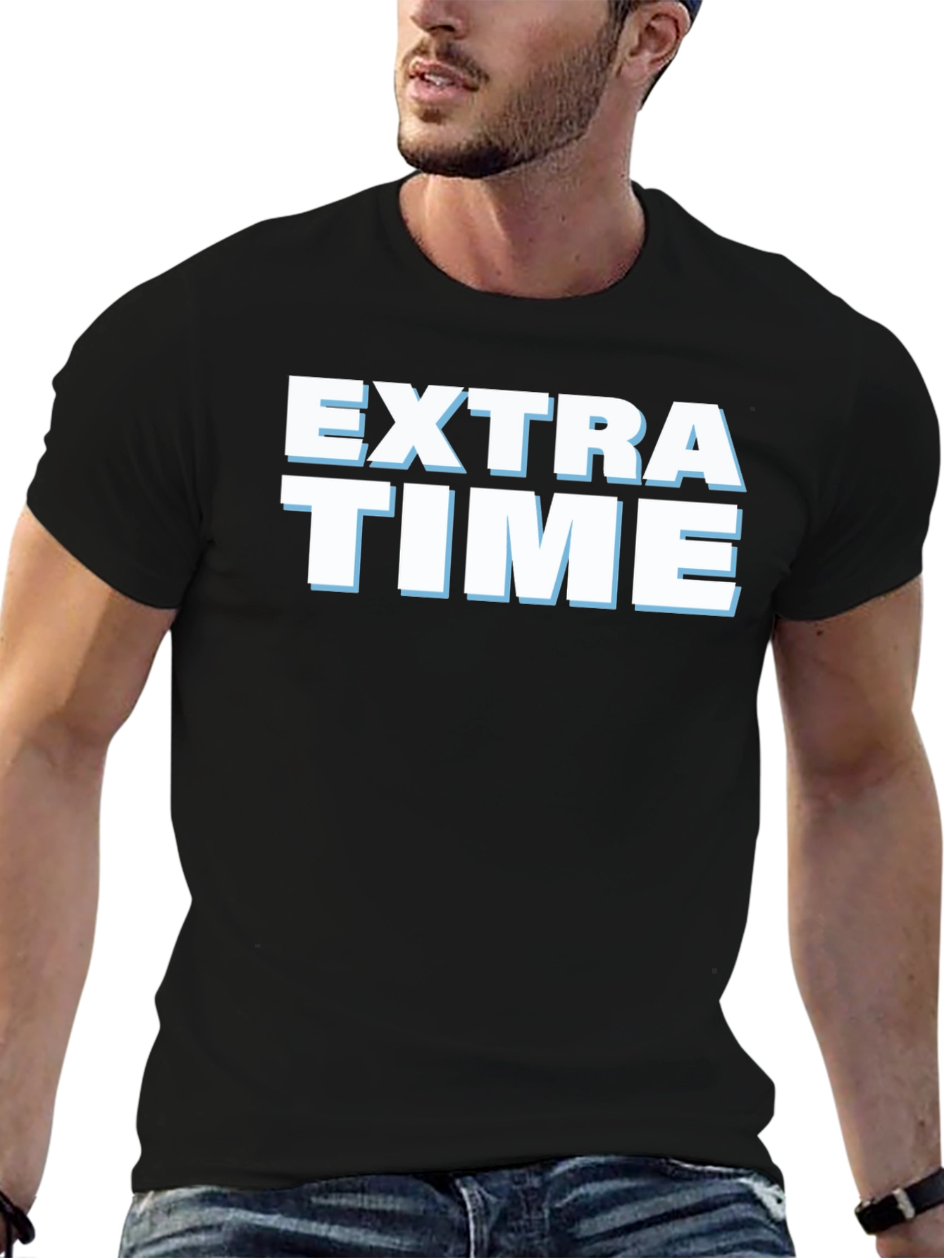 Extra Time Graphic Tee - Cool Casual Style
