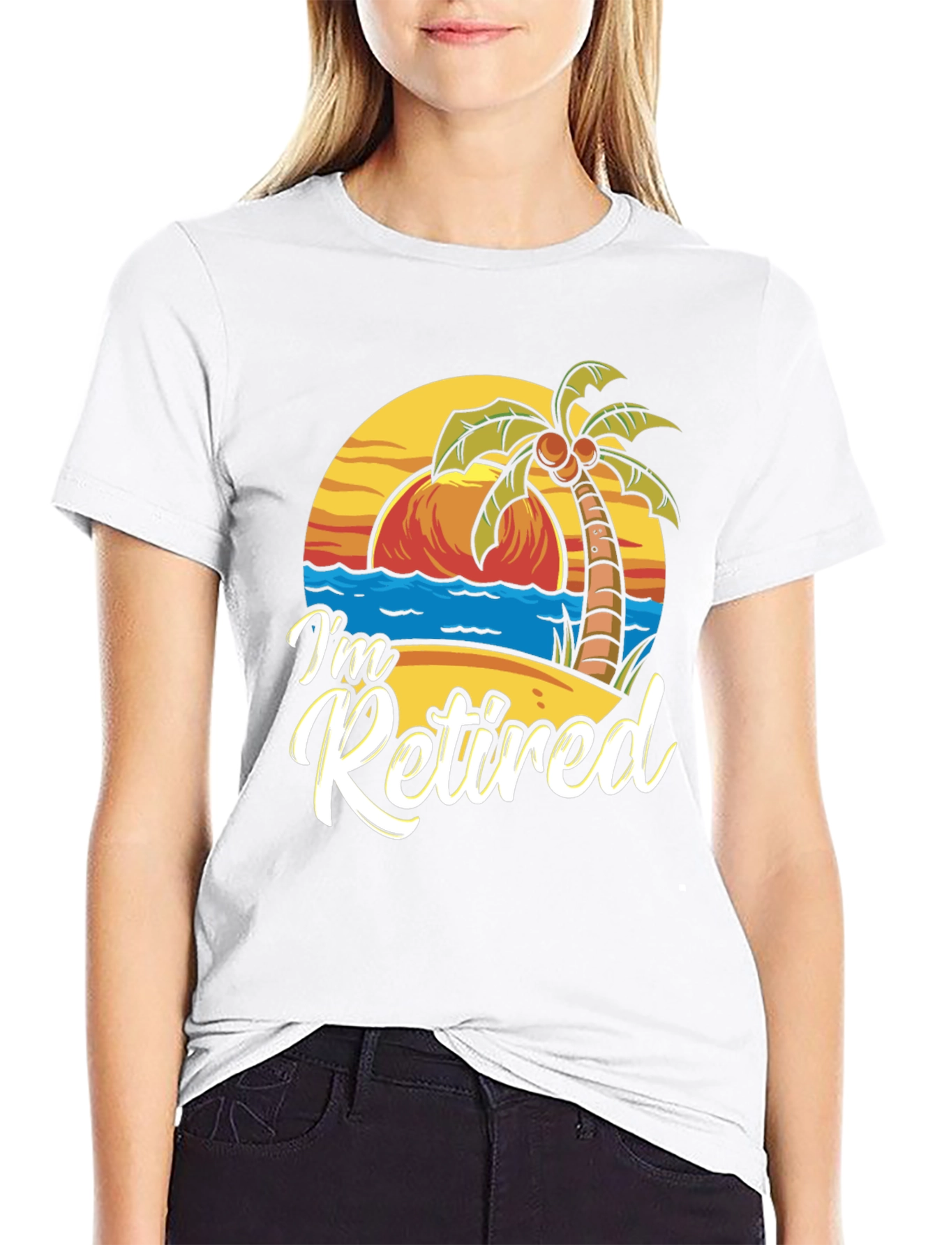 Im Retired Beach T-Shirt