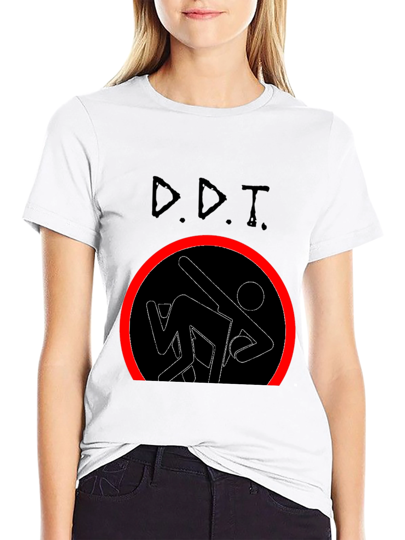 D.D.T. Wrestling T-Shirt - Black Graphic Tee