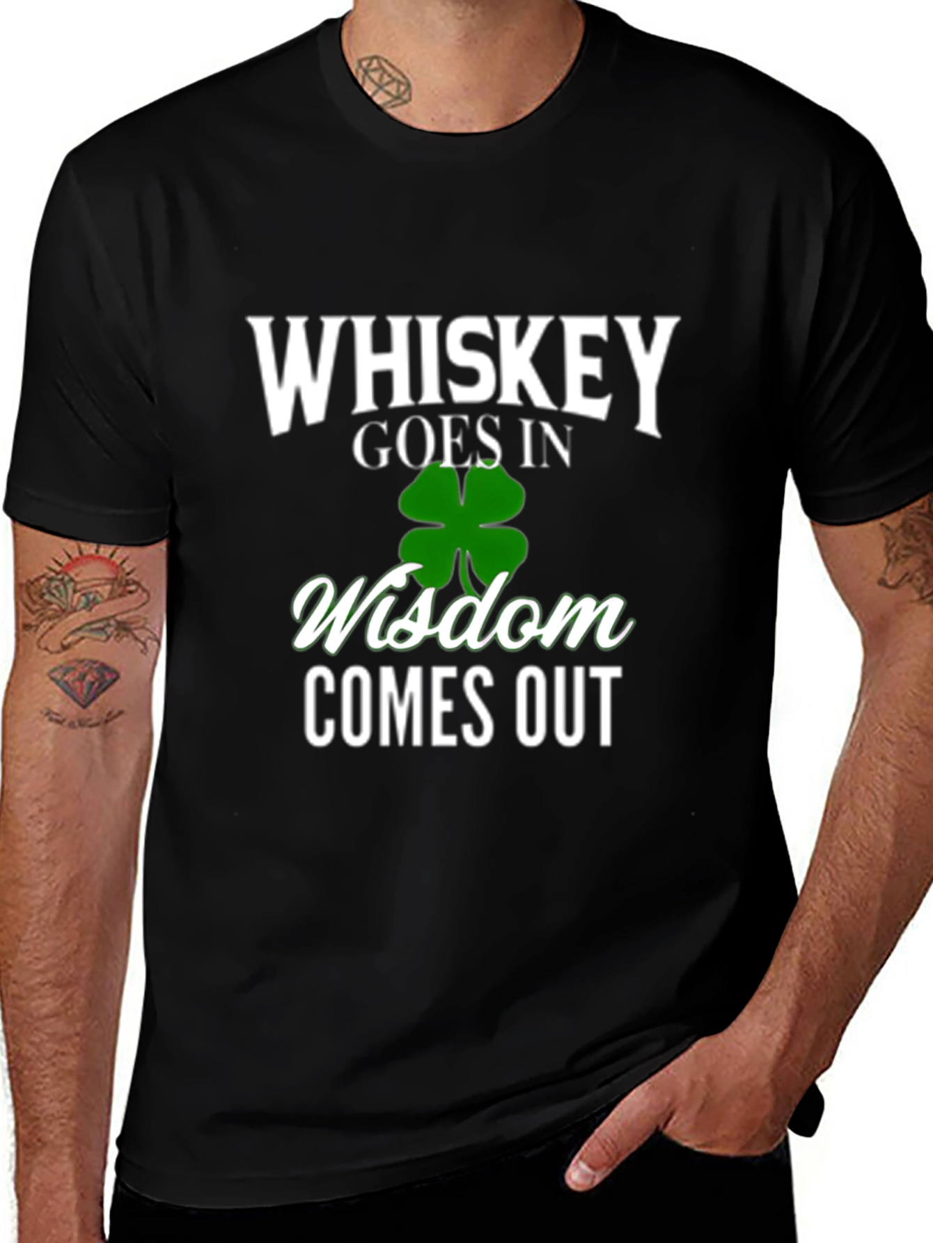 Whiskey & Wisdom St. Patricks Day T-Shirt