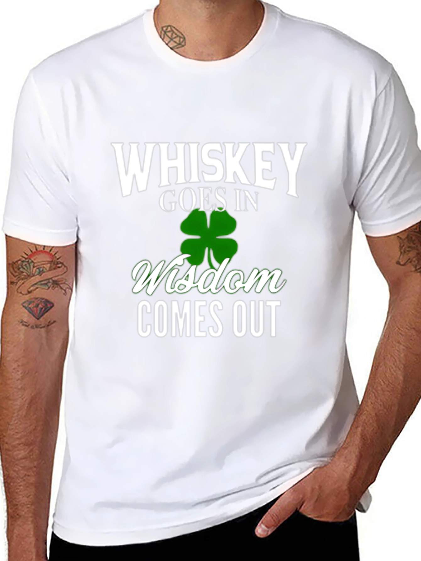 Whiskey & Wisdom St. Patricks Day T-Shirt