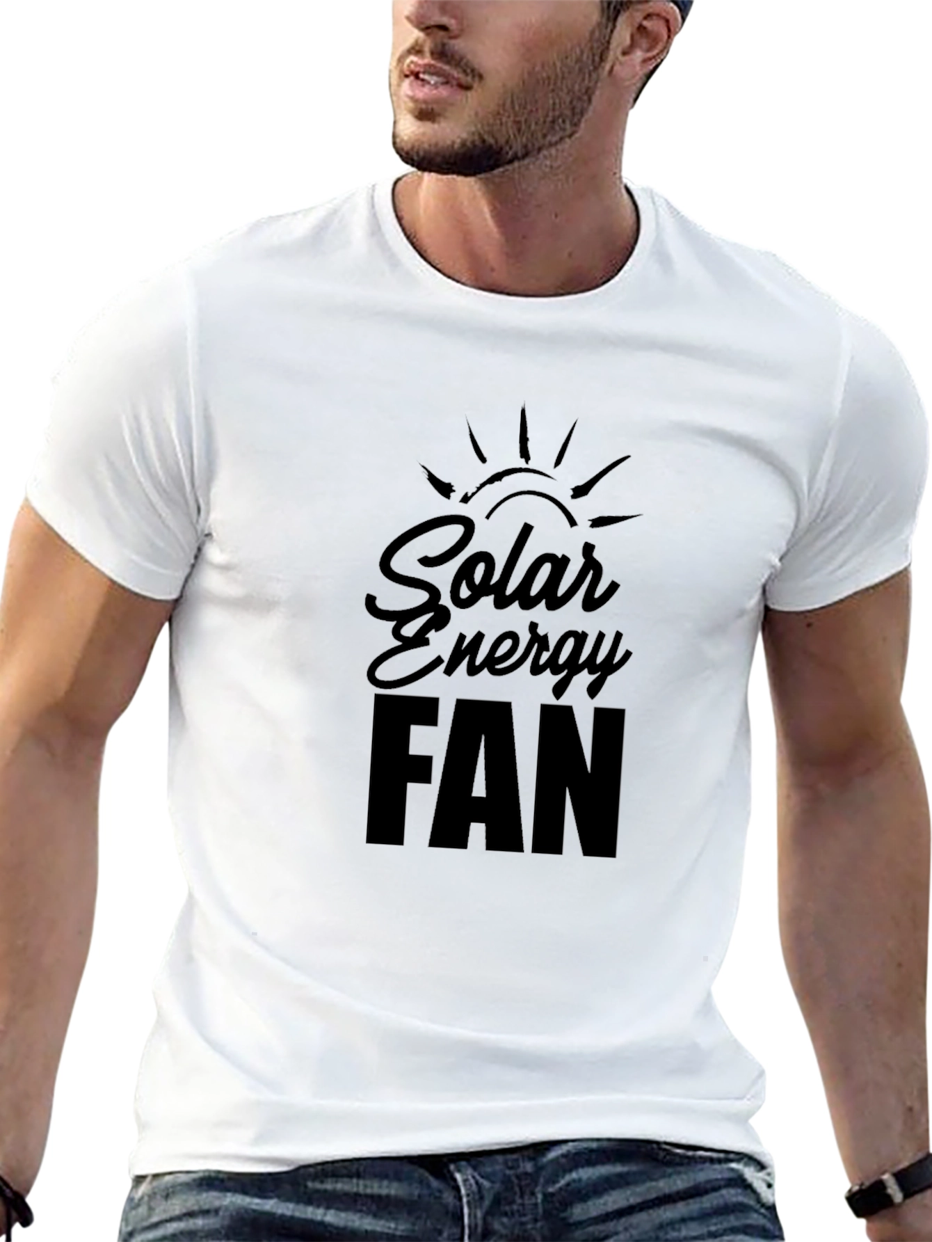 Solar Energy Fan Black T-Shirt
