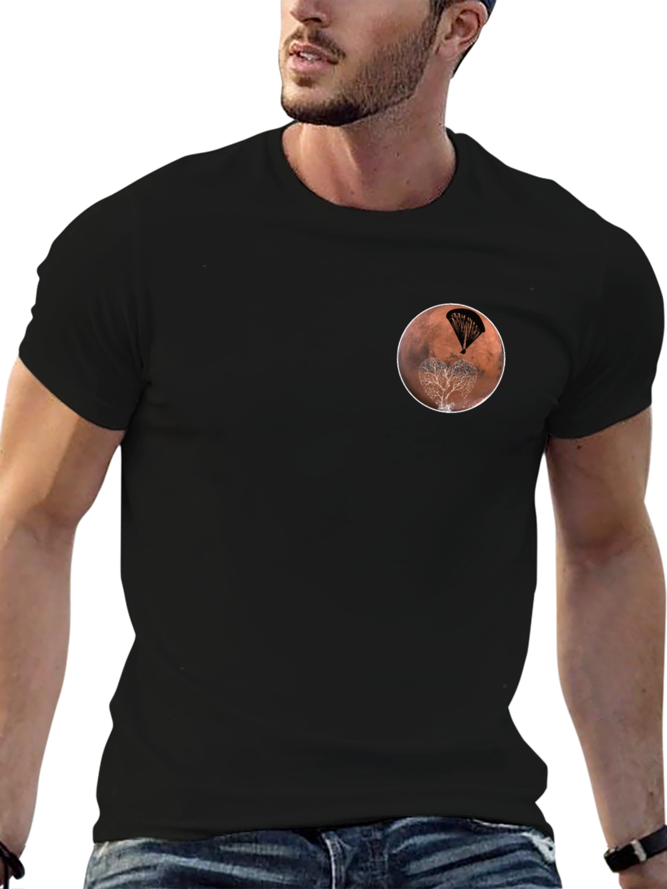 Mens Graphic T-Shirt - Mars Landscape Print
