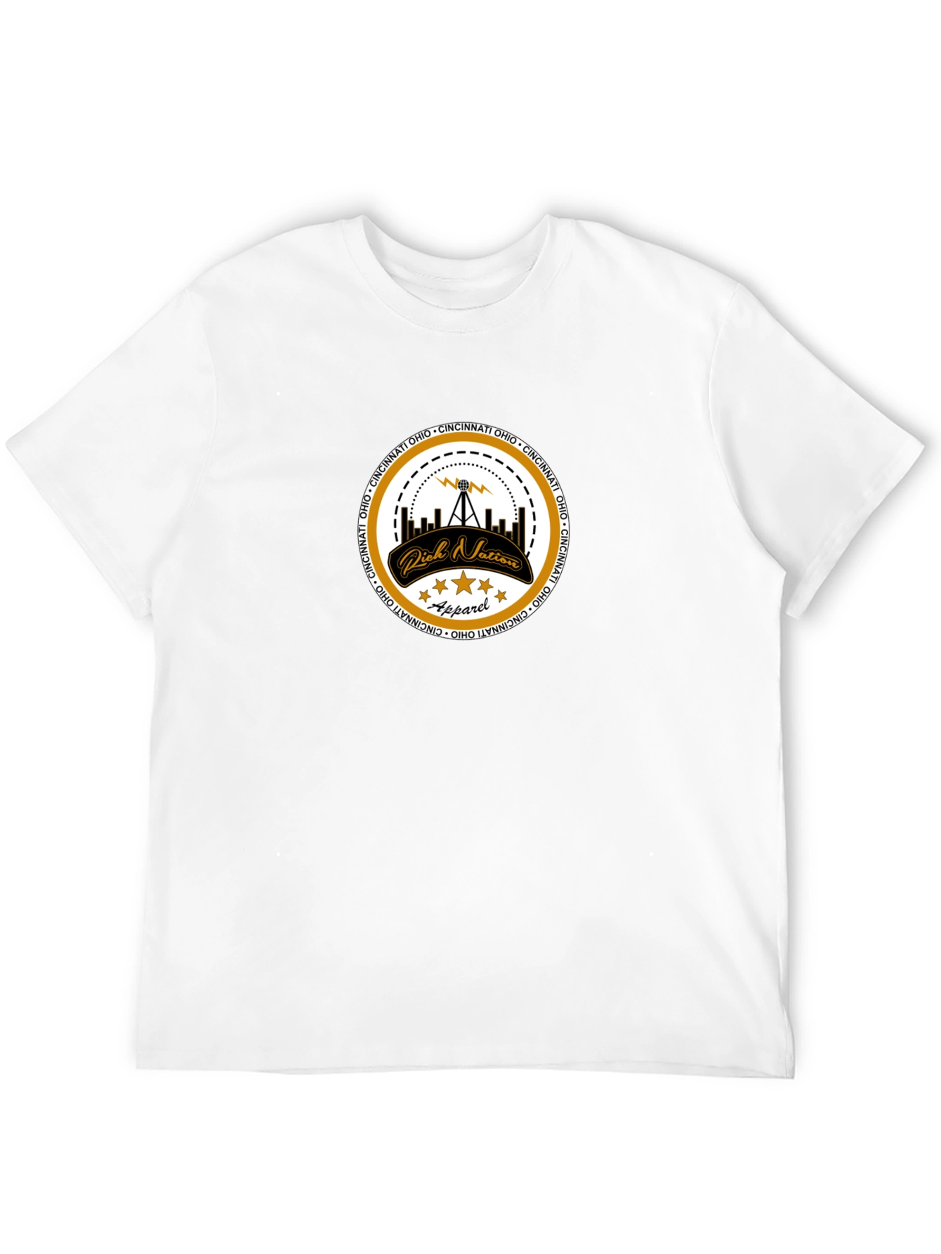 Cincinnati Ohio Rich Nation Apparel T-Shirt