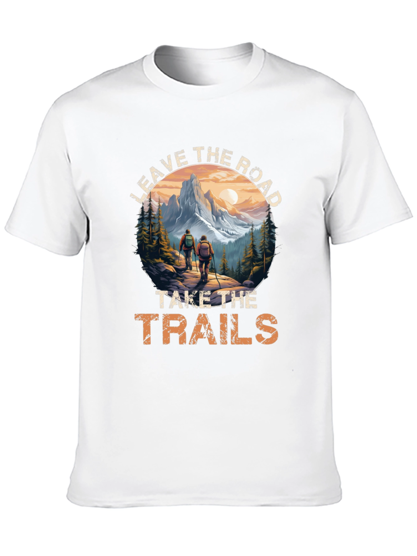 Leave the Road Hiking Tee - Adventure Awaits!