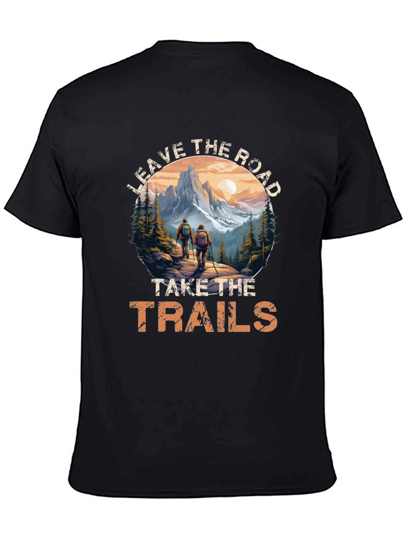 Leave the Road Hiking Tee - Adventure Awaits!