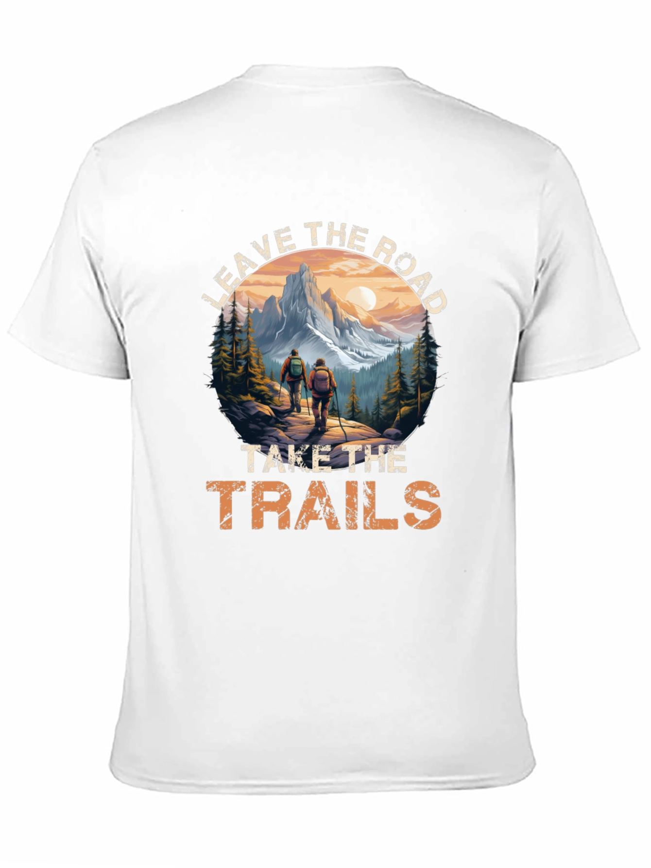 Leave the Road Hiking Tee - Adventure Awaits!