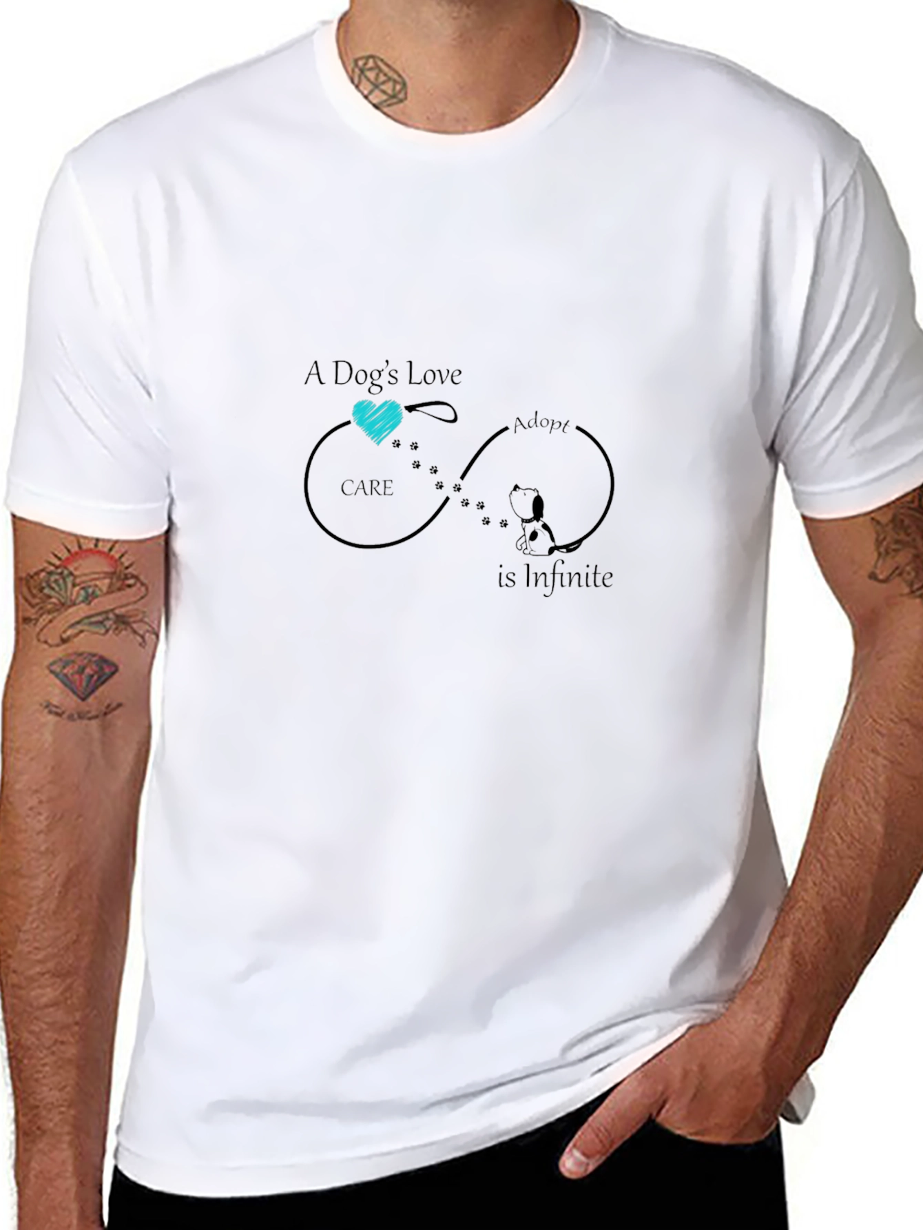 Dog Lover Infinity Graphic Tee