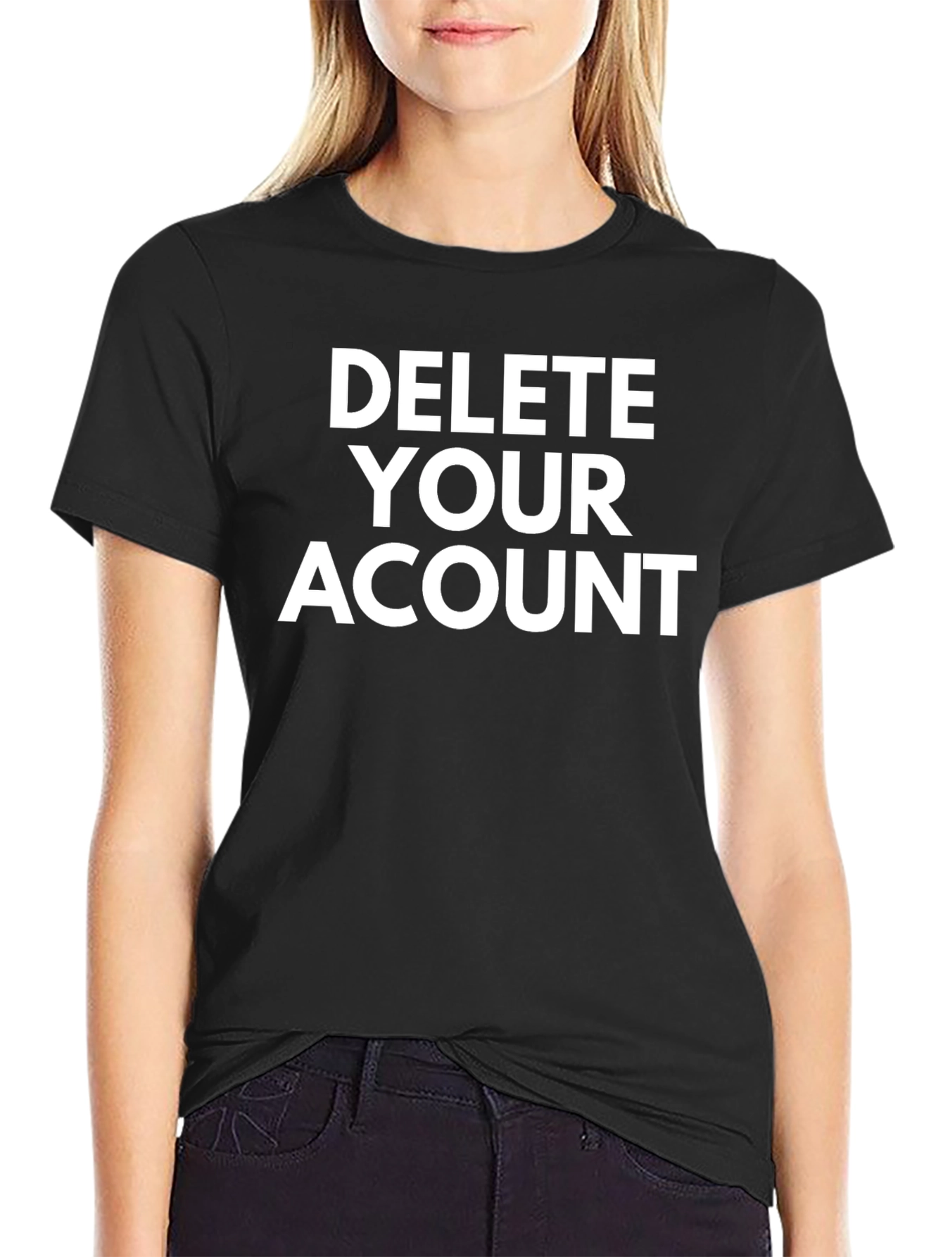 Delete Your Account Graphic Tee