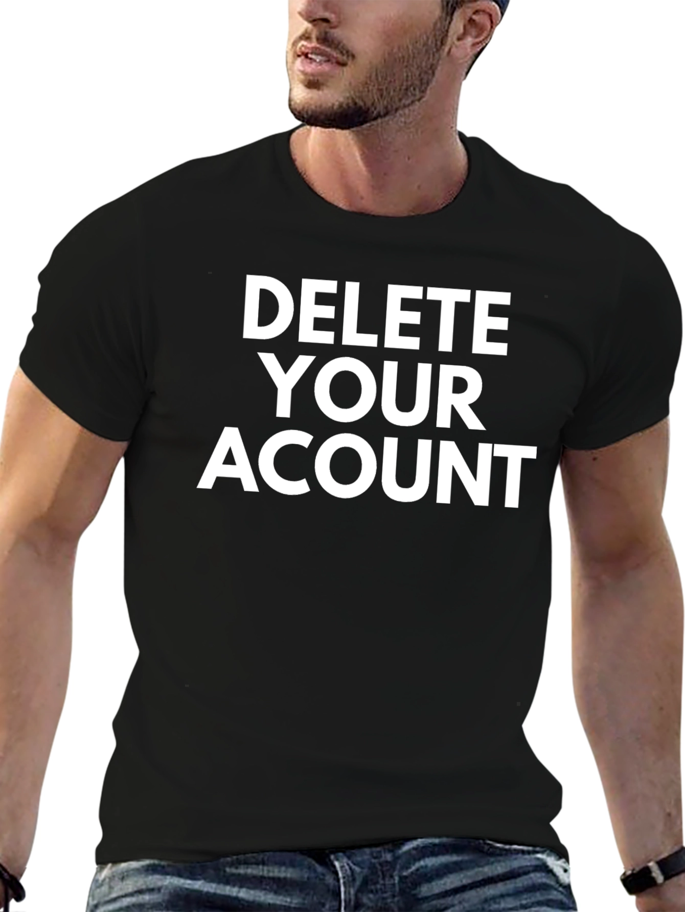 Delete Your Account Graphic Tee