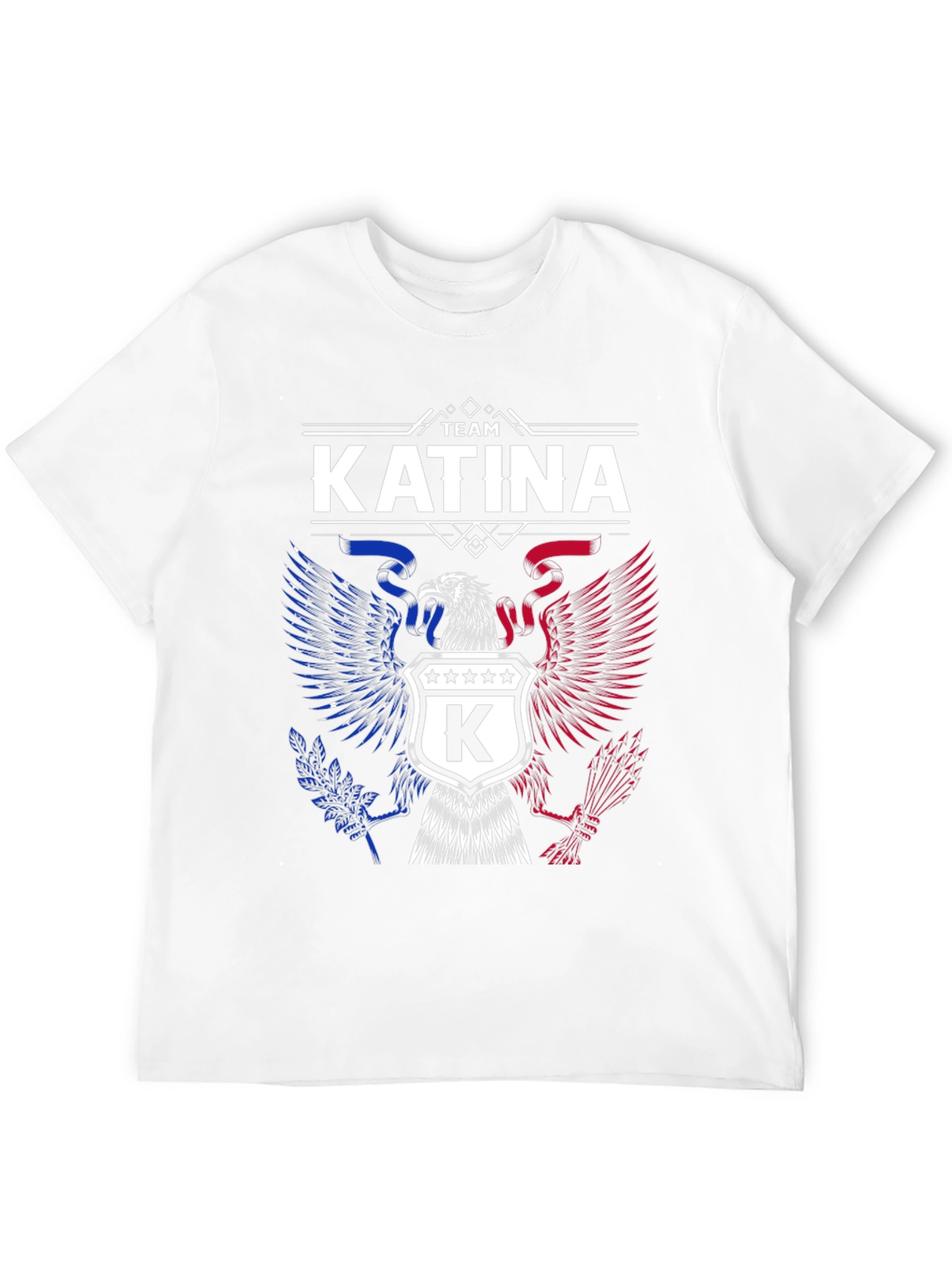Team Katina Graphic T-Shirt - Patriotic Eagle Design