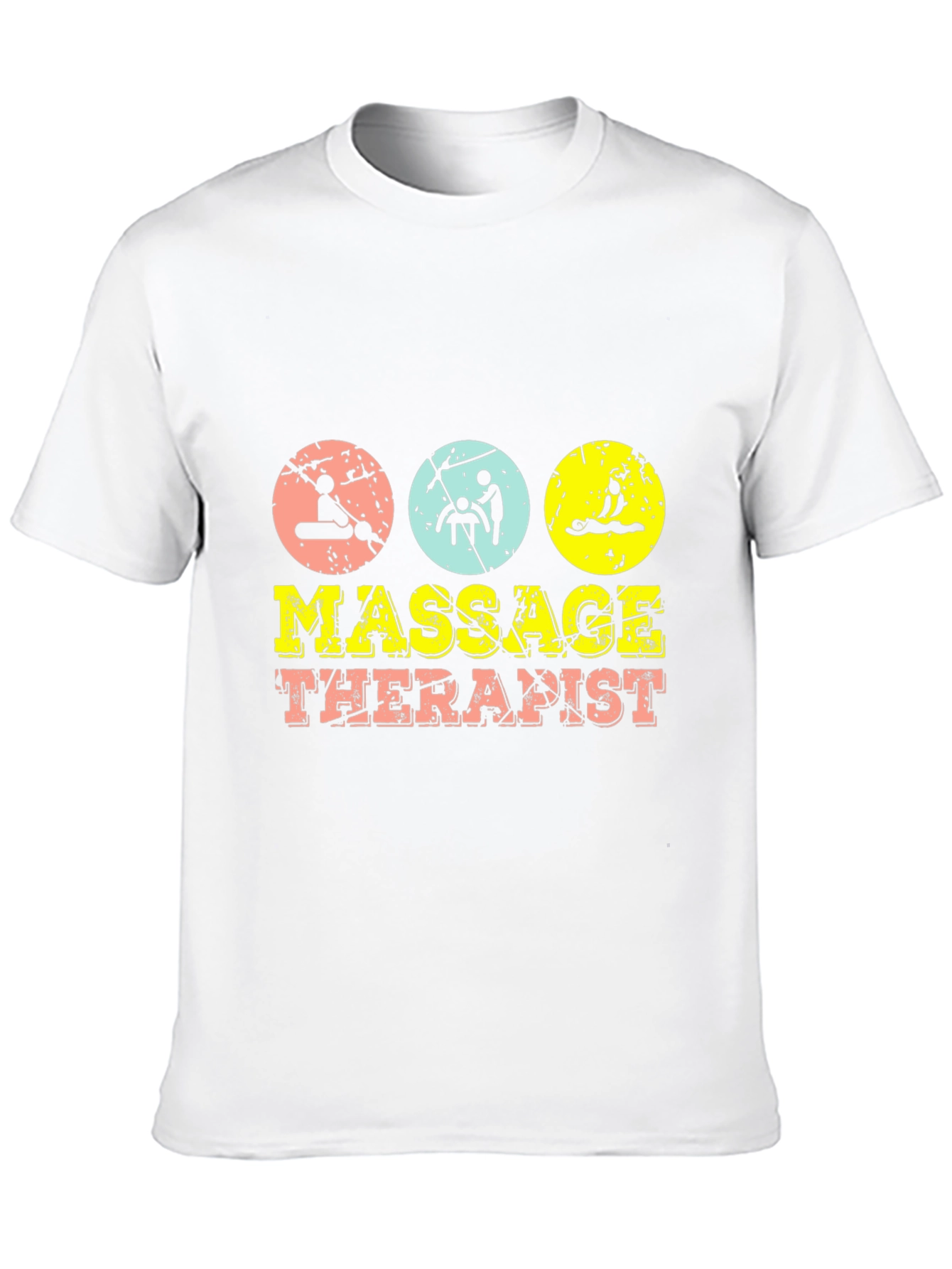 Massage Therapist T-Shirt - Retro Style Graphic Tee