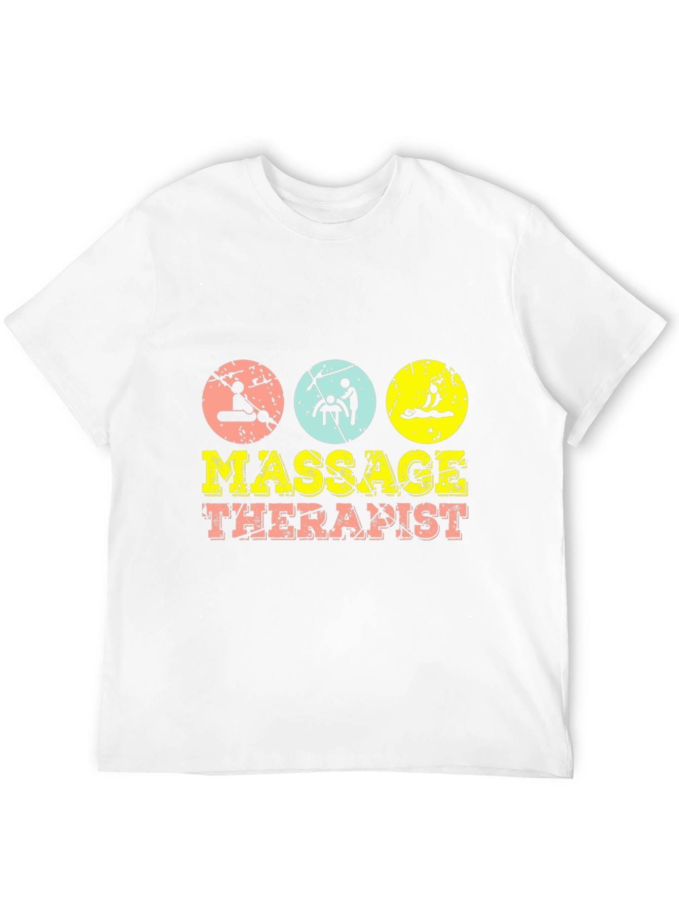 Massage Therapist T-Shirt - Retro Style Graphic Tee