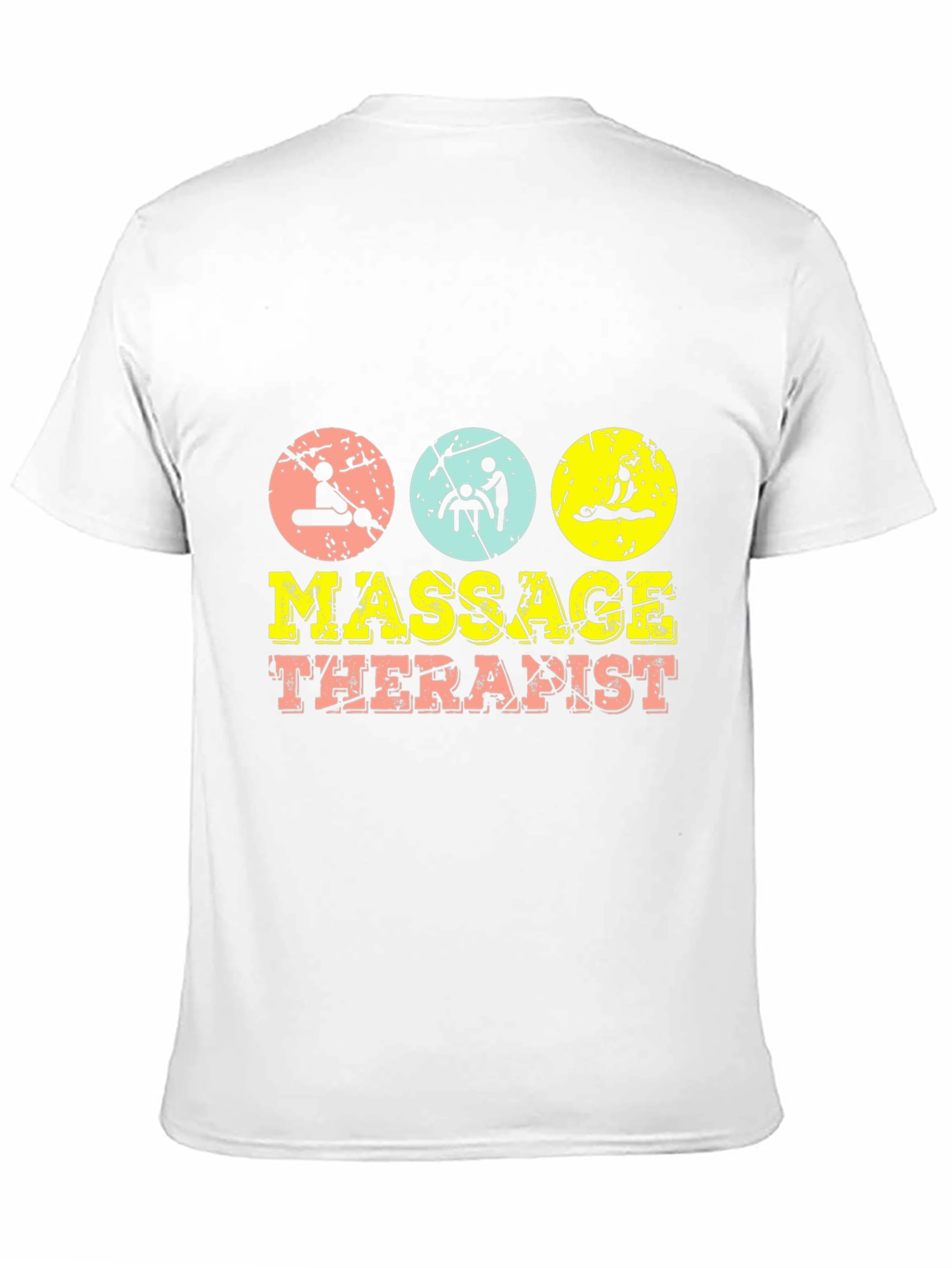 Massage Therapist T-Shirt - Retro Style Graphic Tee