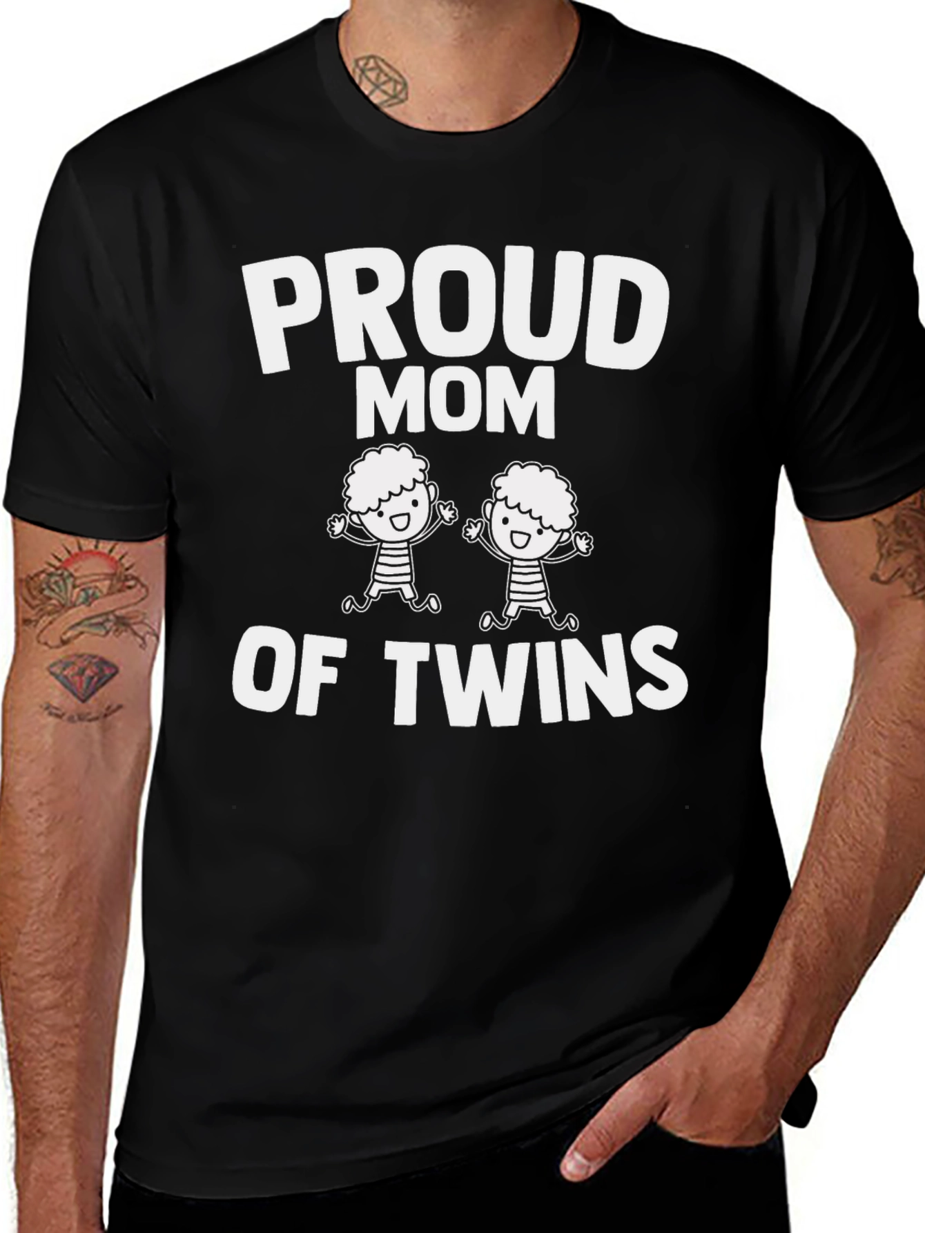 Proud Mom Of Twins T-Shirt
