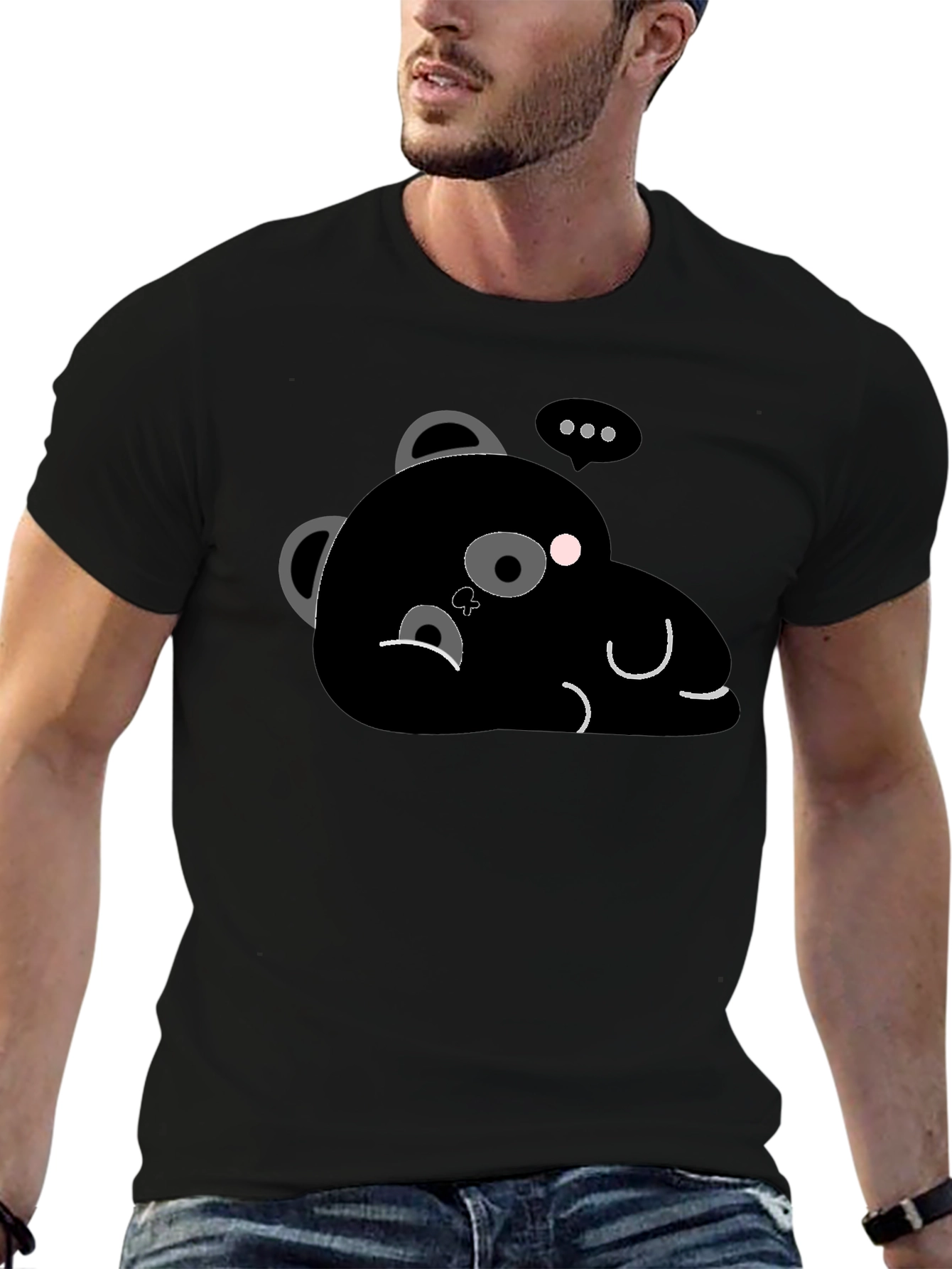 Cute Sloth Bear Graphic T-Shirt