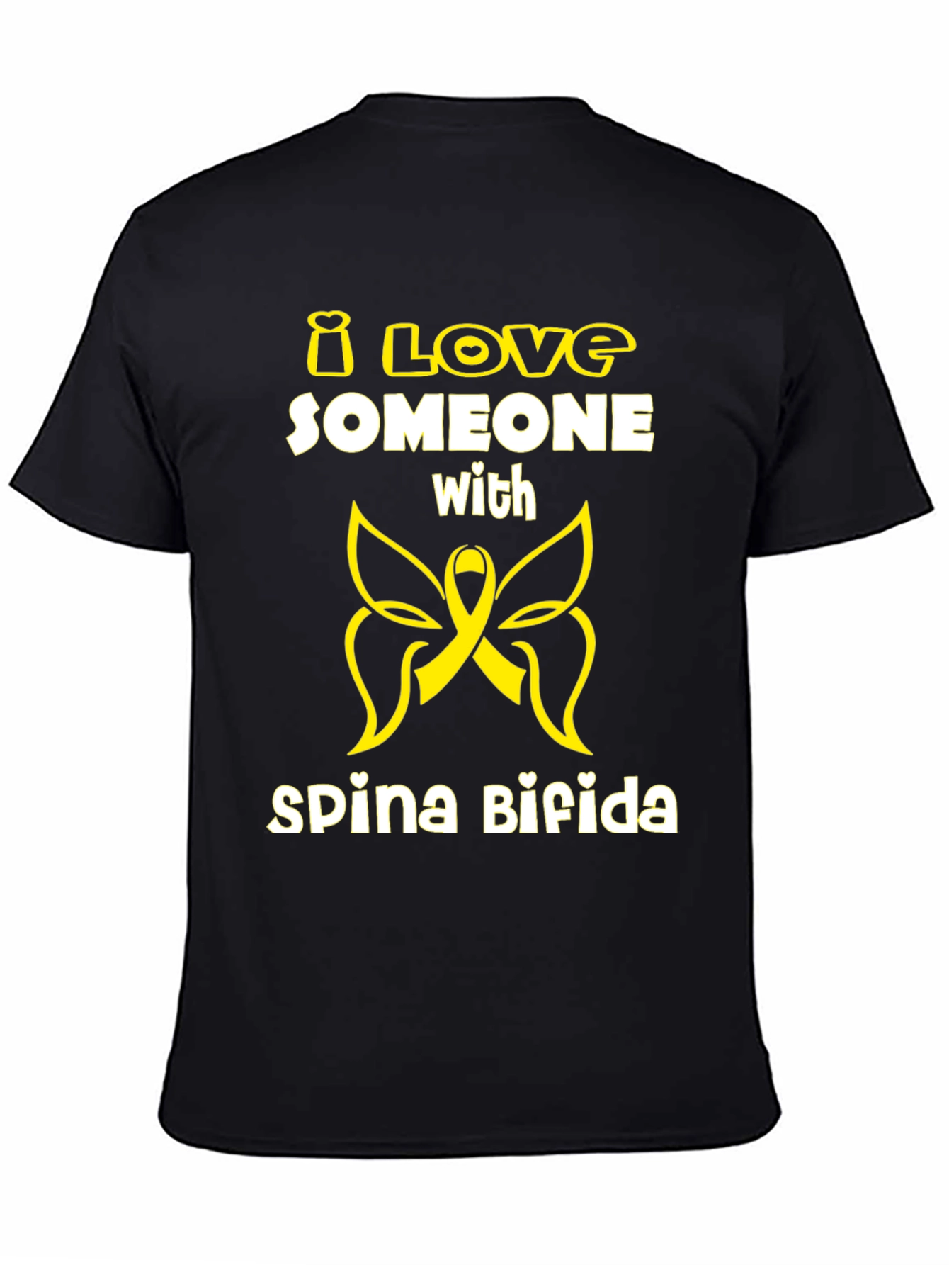 I Love Someone with Spina Bifida Awareness T-Shirt