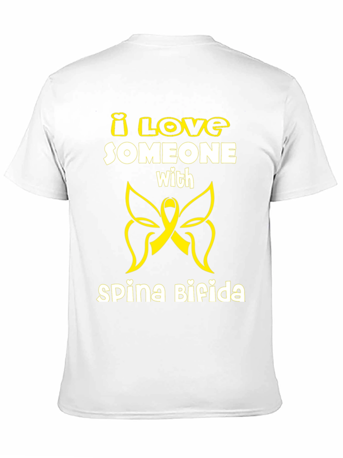 I Love Someone with Spina Bifida Awareness T-Shirt