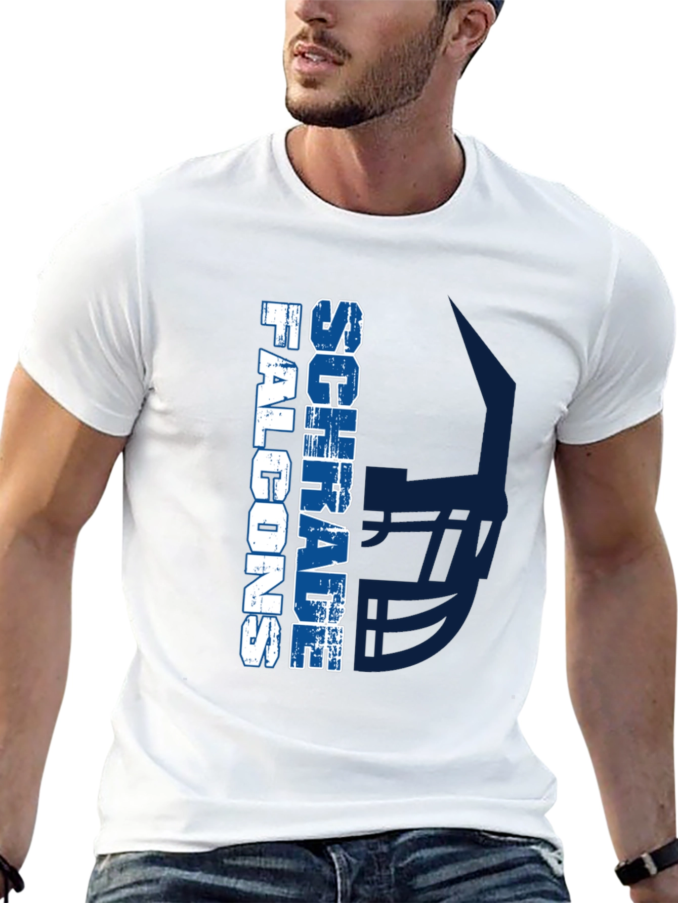 Schrade Falcons Football T-Shirt