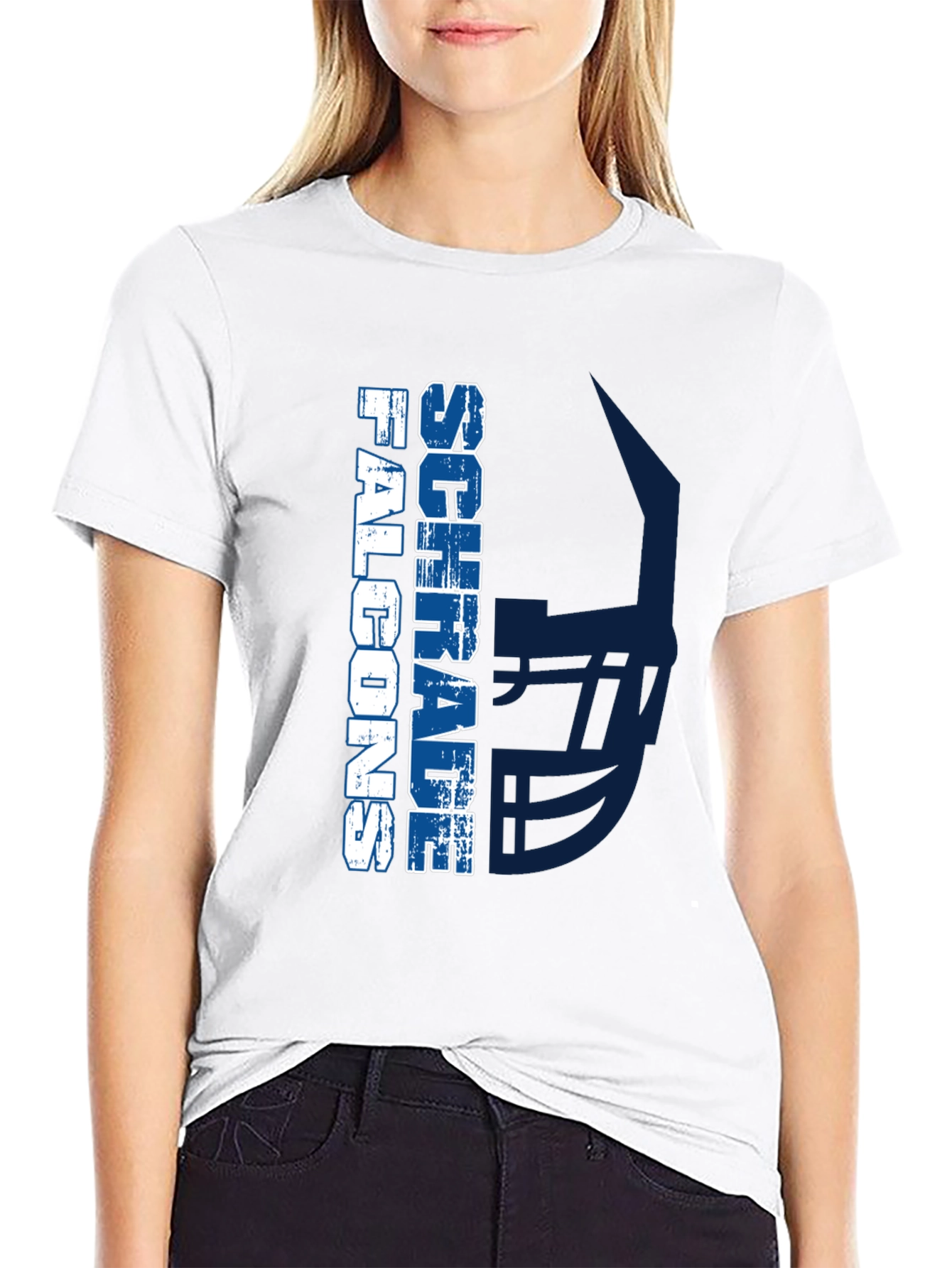 Schrade Falcons Football T-Shirt