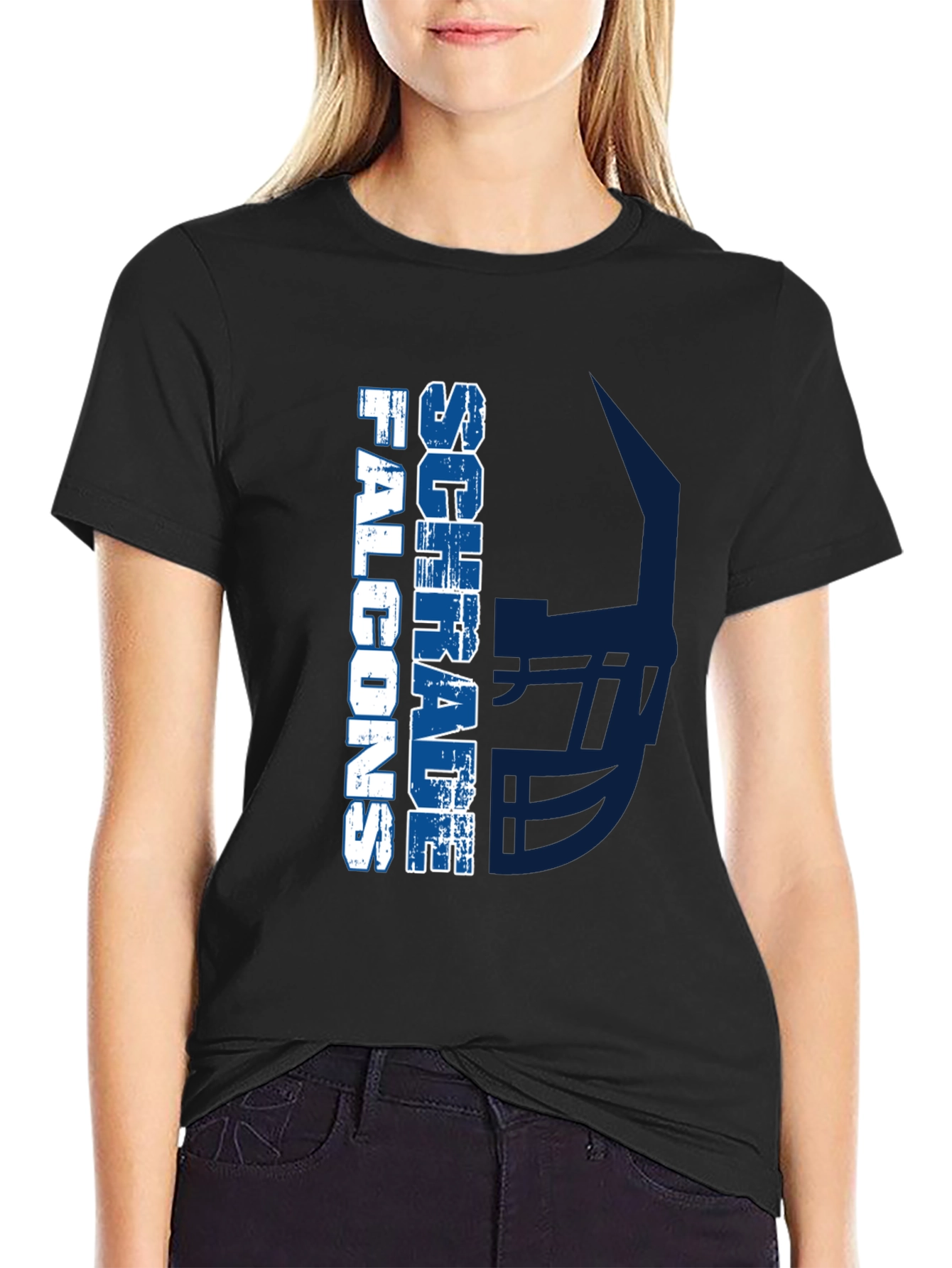 Schrade Falcons Football T-Shirt
