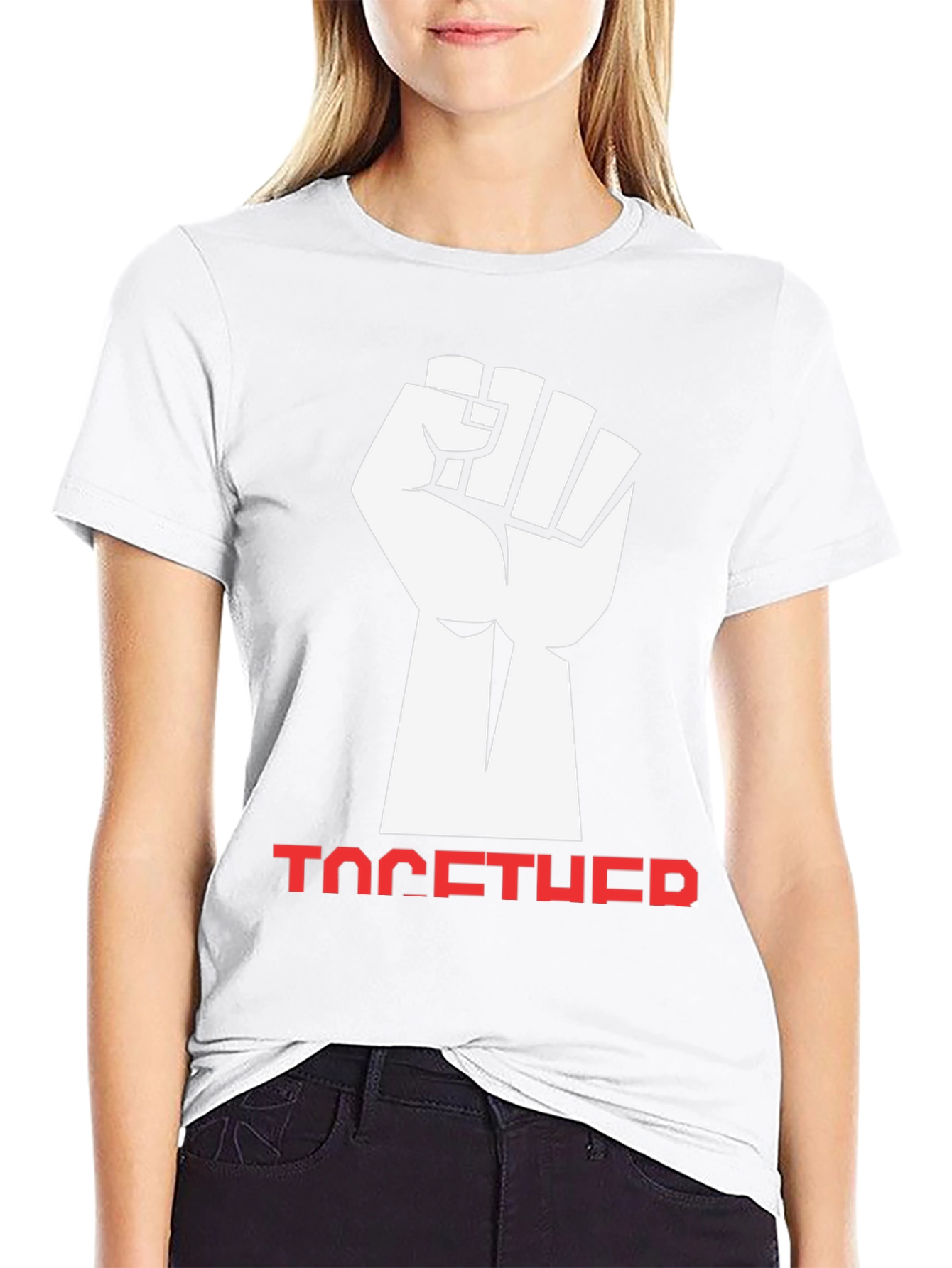 Unity Fist Graphic Tee - Together We Rise!