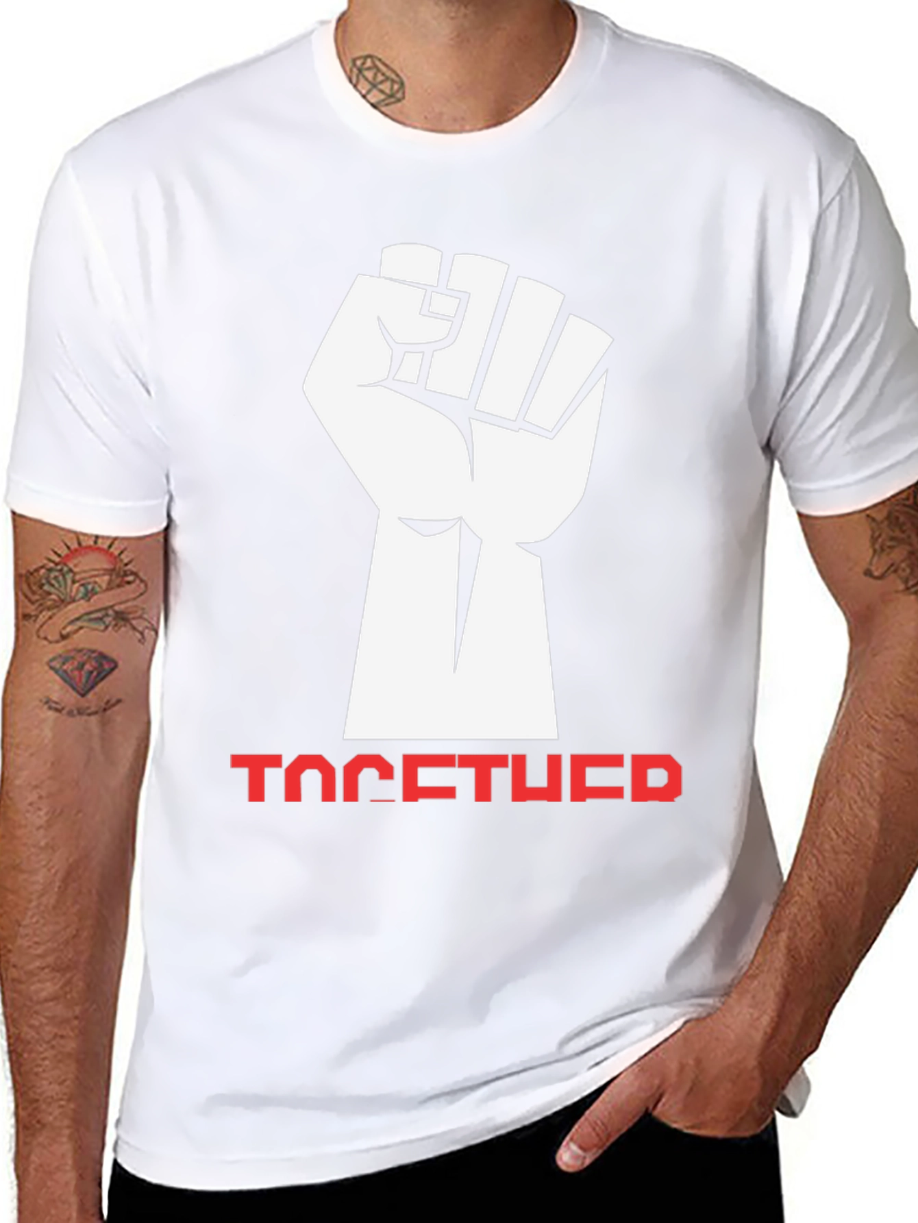 Unity Fist Graphic Tee - Together We Rise!