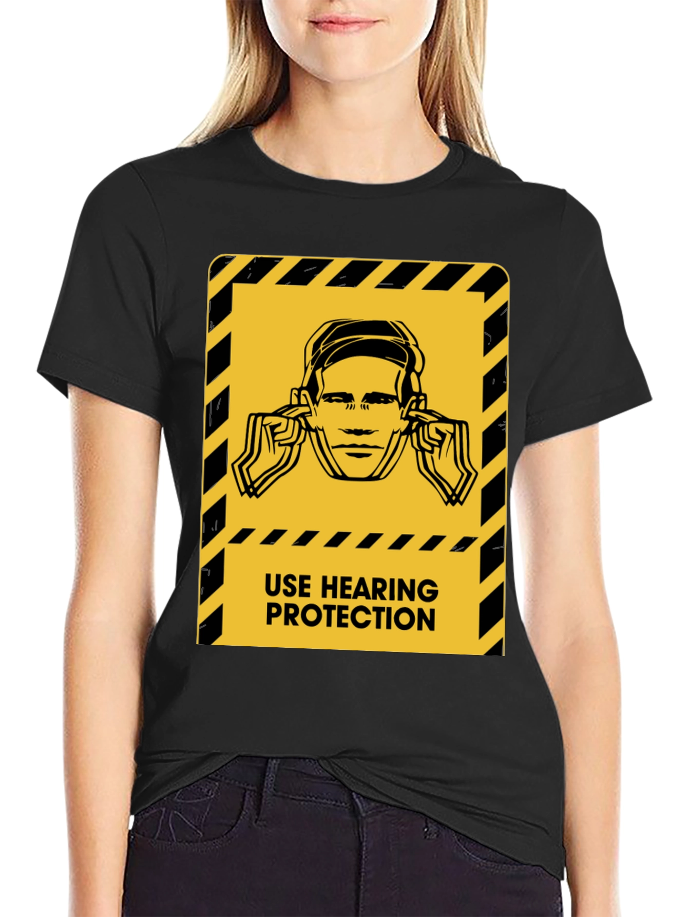 Hearing Protection Graphic Tee - Safety First!