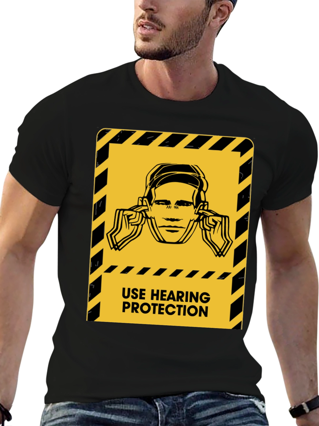 Hearing Protection Graphic Tee - Safety First!