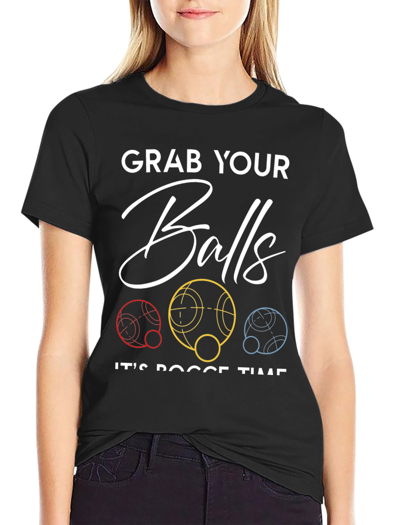 Grab Your Balls Bocce Time T-Shirt